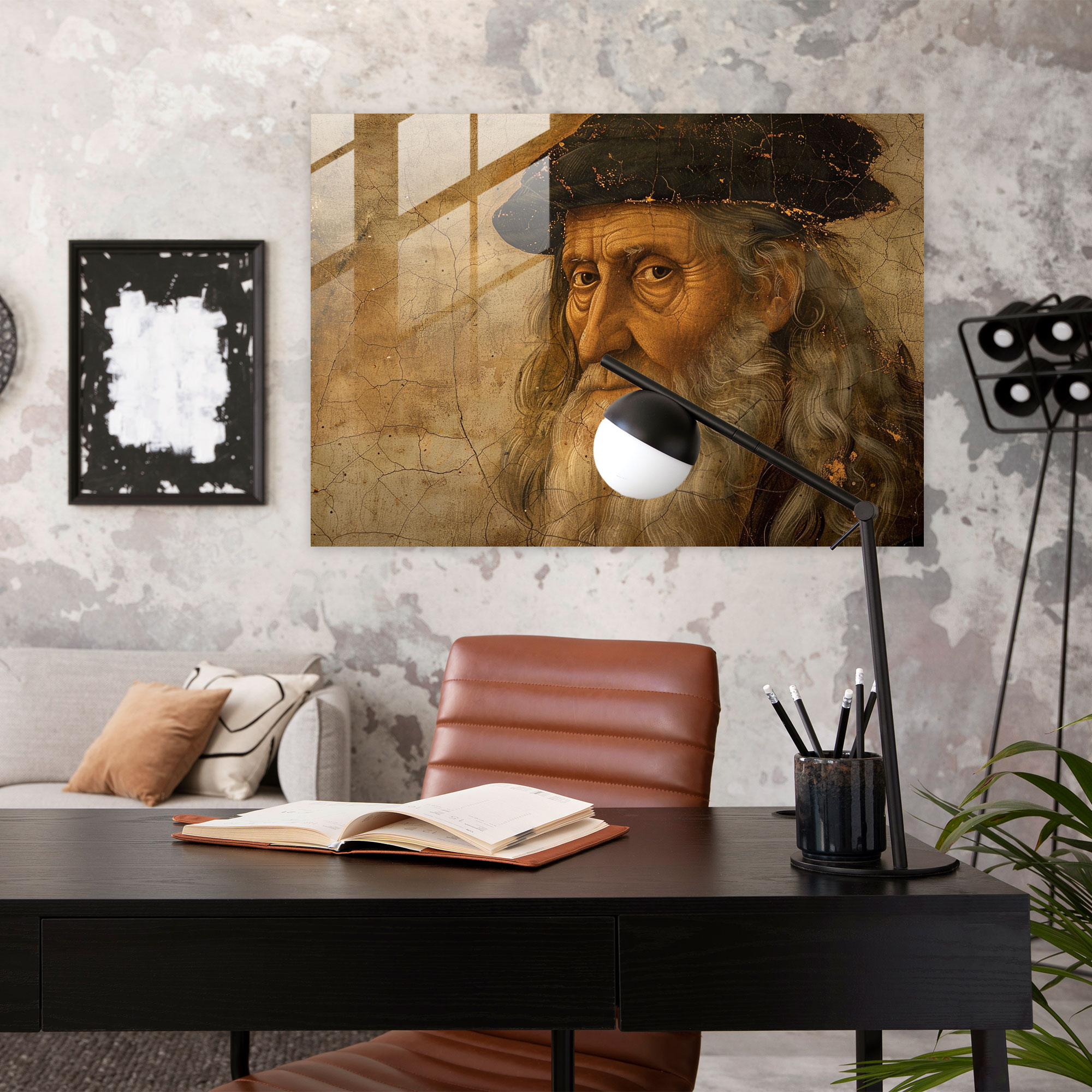 Leonardo Da Vinci Wall Decoration - Leonardo Da Vinci, Historical Figure, Renaissance Painting, Home Decoration