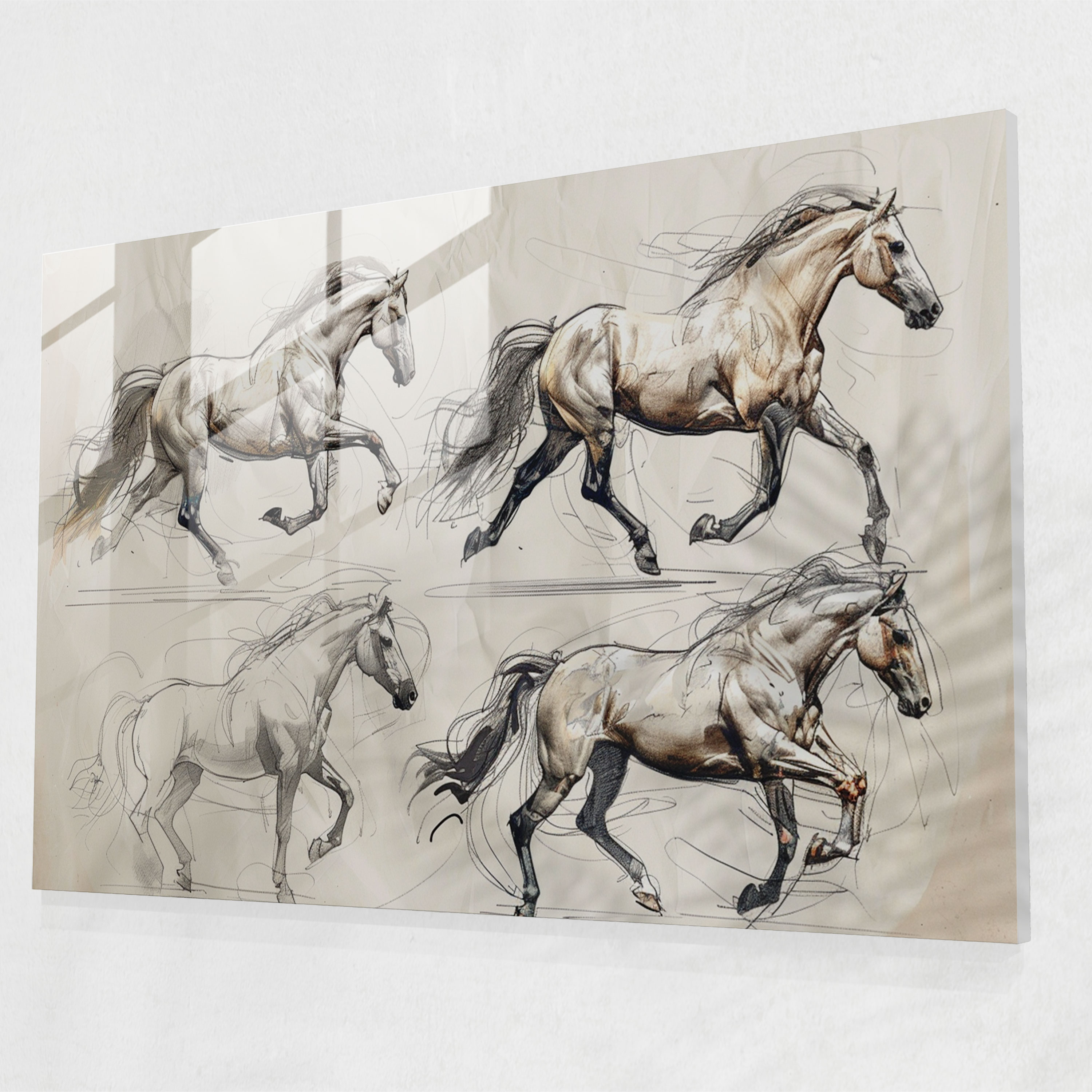 Leonardo Da Vinci Glass Wall Art - Leonardo Da Vinci, Home Decoration, Modern Art, Leonardo Da Vinci