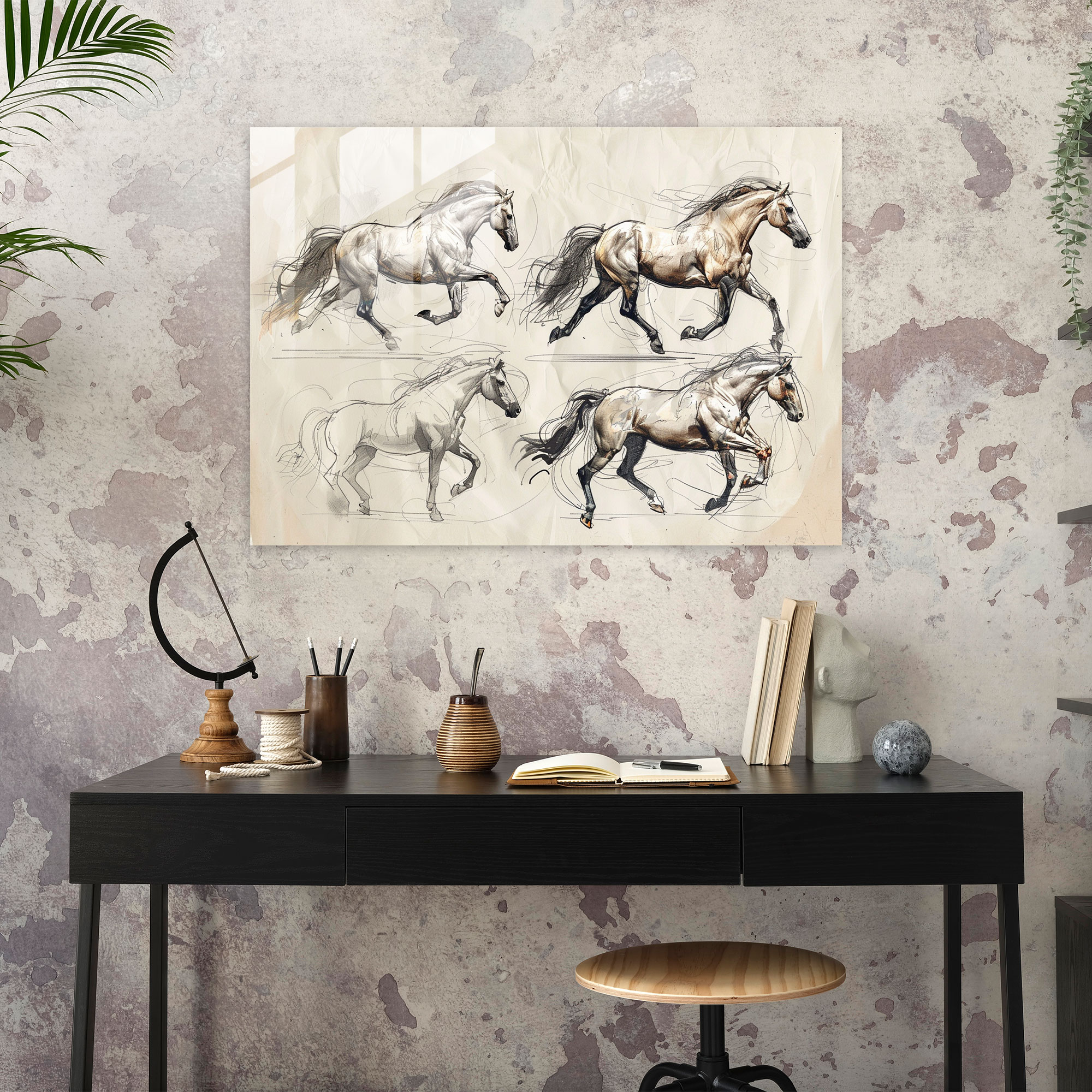 Leonardo Da Vinci Glass Wall Art - Leonardo Da Vinci, Home Decoration, Modern Art, Leonardo Da Vinci