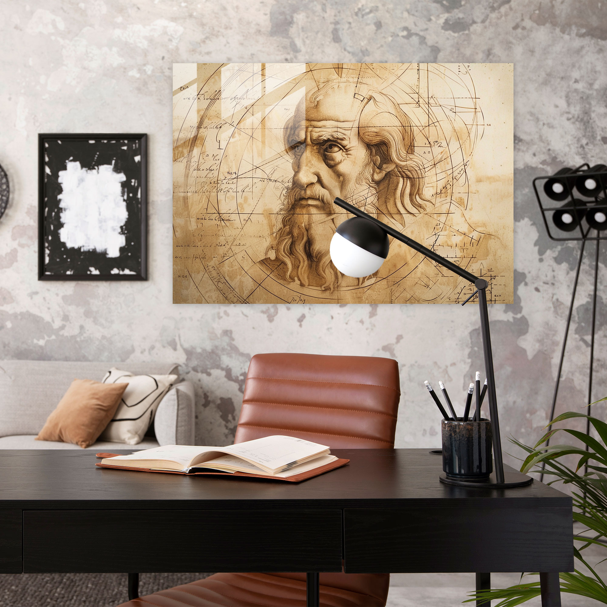 Leonardo Da Vinci Home Decoration - Leonardo Da Vinci, Leonardo Da Vinci, Home Decoration, Modern Art