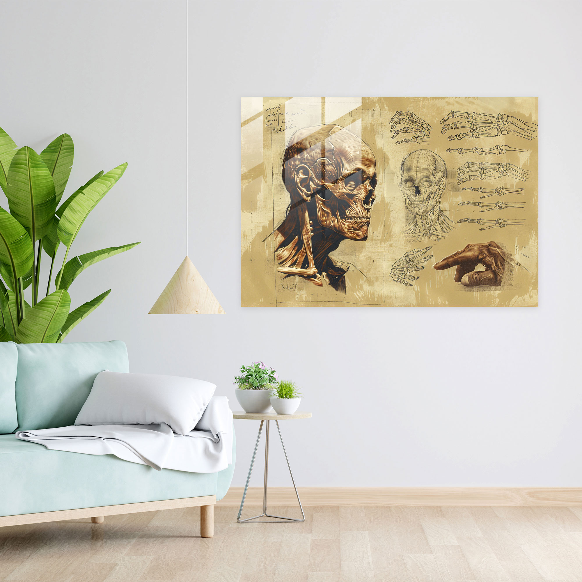 Leonardo Da Vinci Wall Decoration: Anatomy Studies - Leonardo Da Vinci, Leonardo Da Vinci, Wall Decoration
