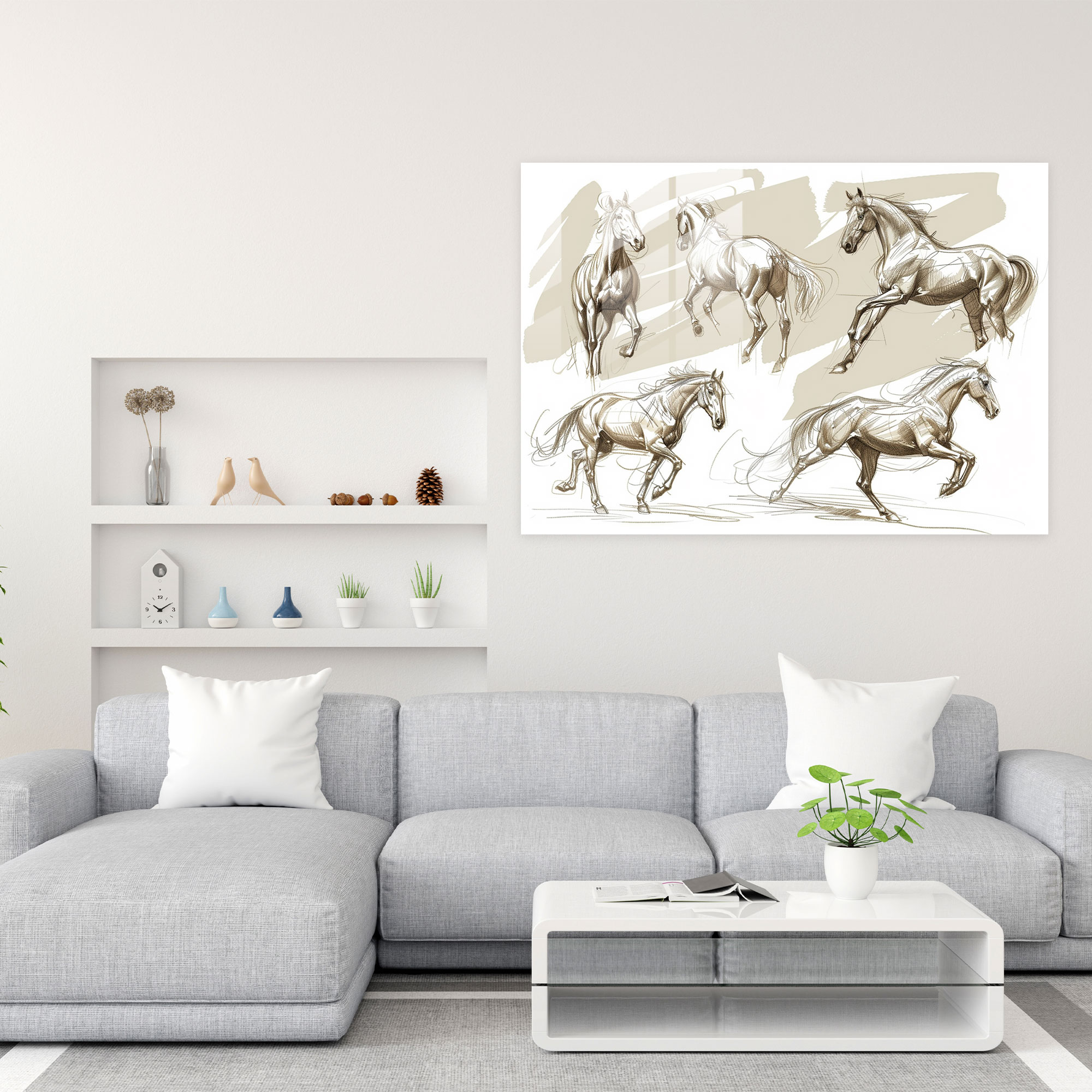 Leonardo Da Vinci Glass Art: Horse Sketches - Leonardo Da Vinci, Leonardo Da Vinci, Glass Art, Dynamic Poses
