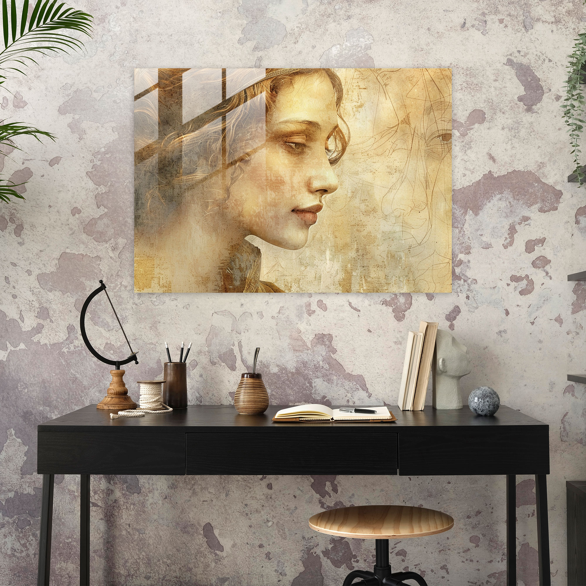Leonardo Da Vinci Home Decoration: Portraits Of Women - Leonardo Da Vinci, Home Decoration, Leonardo Da Vinci, Ethereal Beauty
