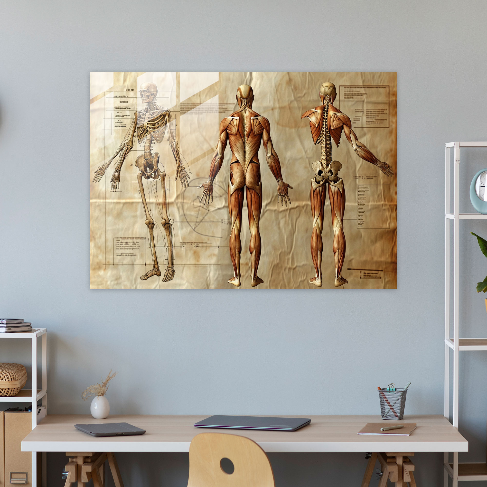 Leonardo Da Vinci Glass Print - Leonardo Da Vinci, Modern Art, Glass Wall Art, Leonardo Da Vinci