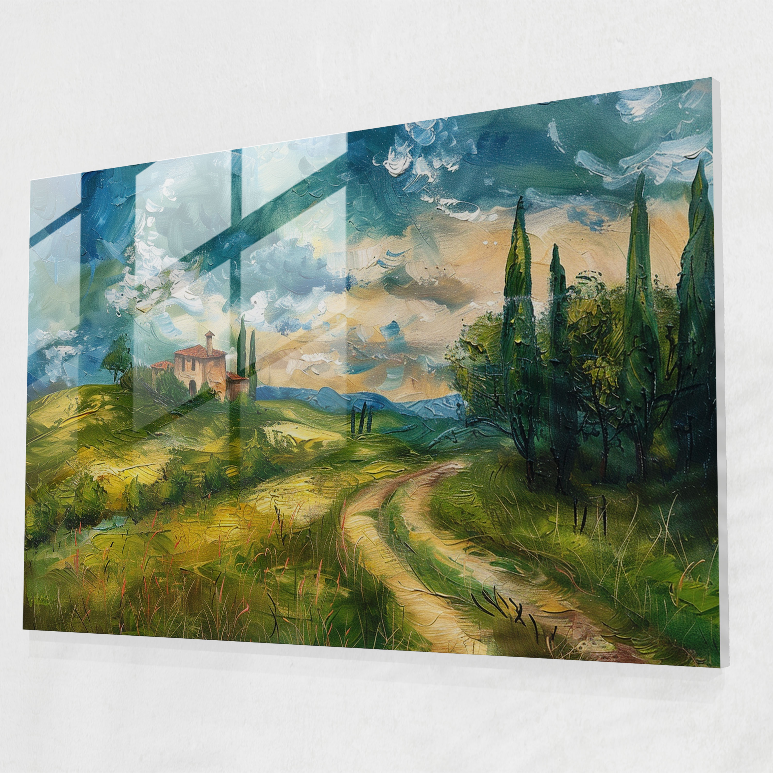Leonardo Da Vinci Glass Wall Art - Leonardo Da Vinci, Wall Decoration, Glass Wall Art, Glass Print