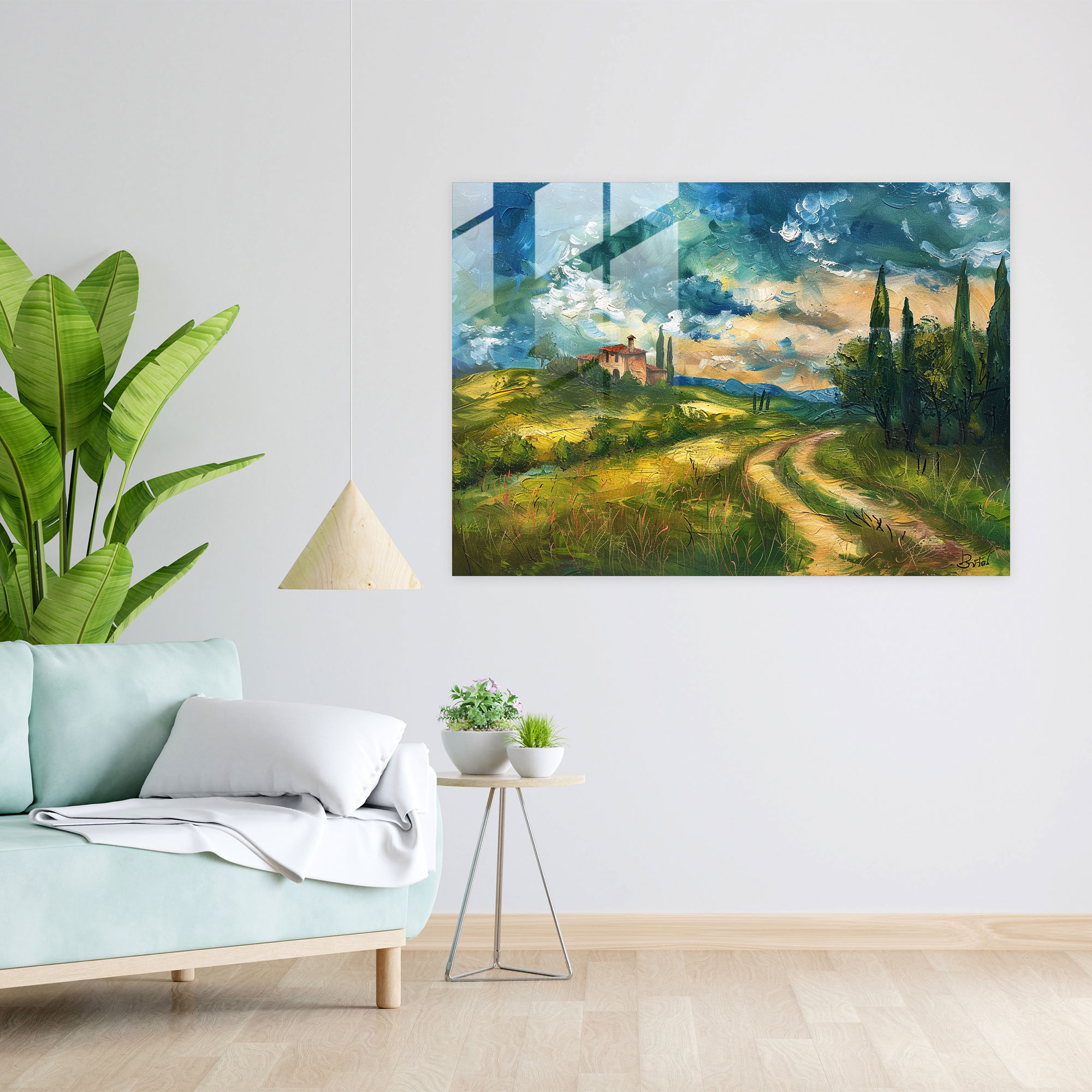 Leonardo Da Vinci Glass Wall Art - Leonardo Da Vinci, Wall Decoration, Glass Wall Art, Glass Print