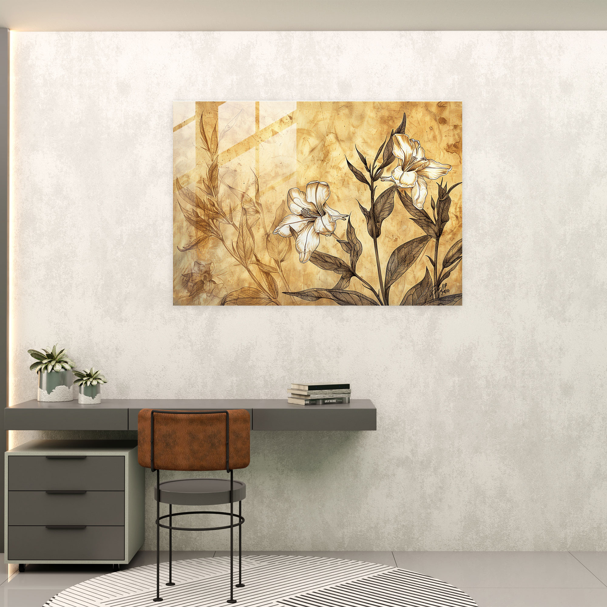 Leonardo Da Vinci Modern Art - Leonardo Da Vinci, Glass Art, Modern Art, Home Decoration