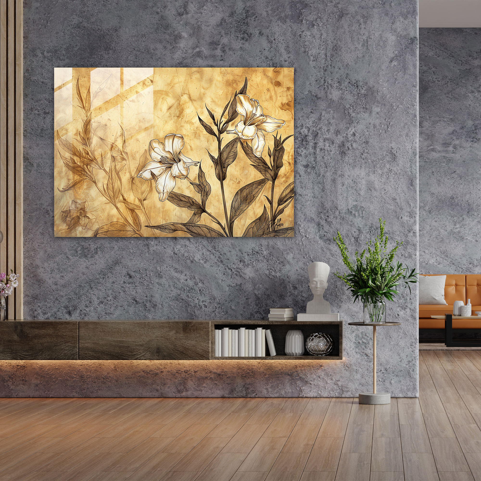 Leonardo Da Vinci Modern Art - Leonardo Da Vinci, Glass Art, Modern Art, Home Decoration