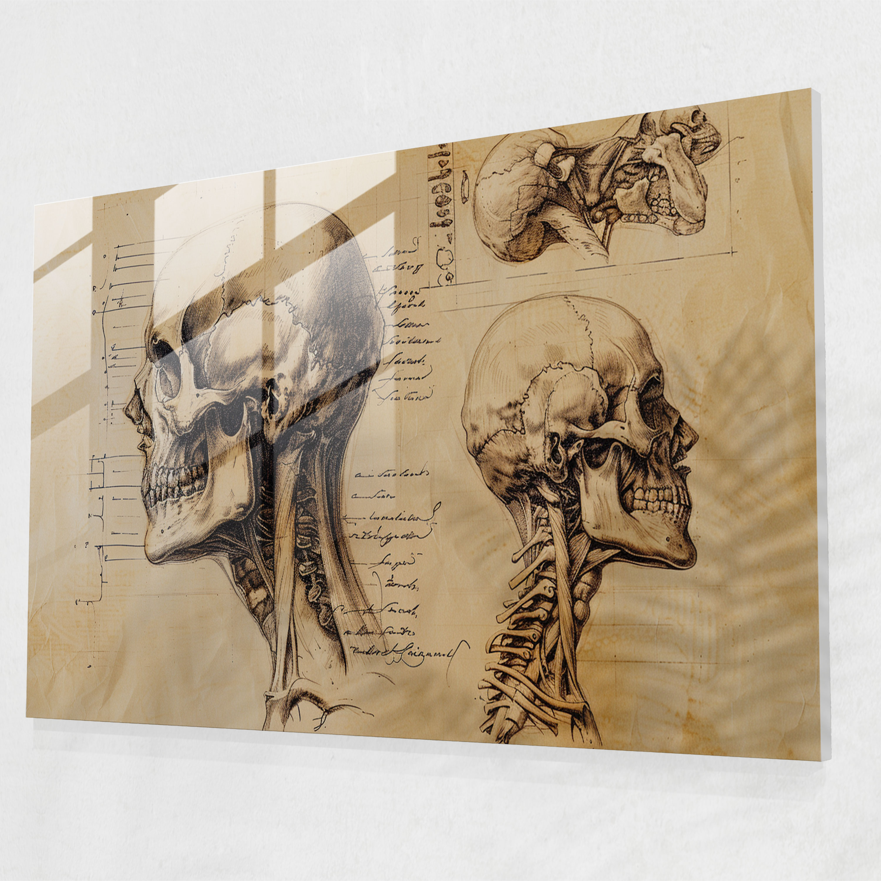 Leonardo Da Vinci Glass Print Home Decoration - Leonardo Da Vinci, Home Decoration, Leonardo Da Vinci, Glass Print