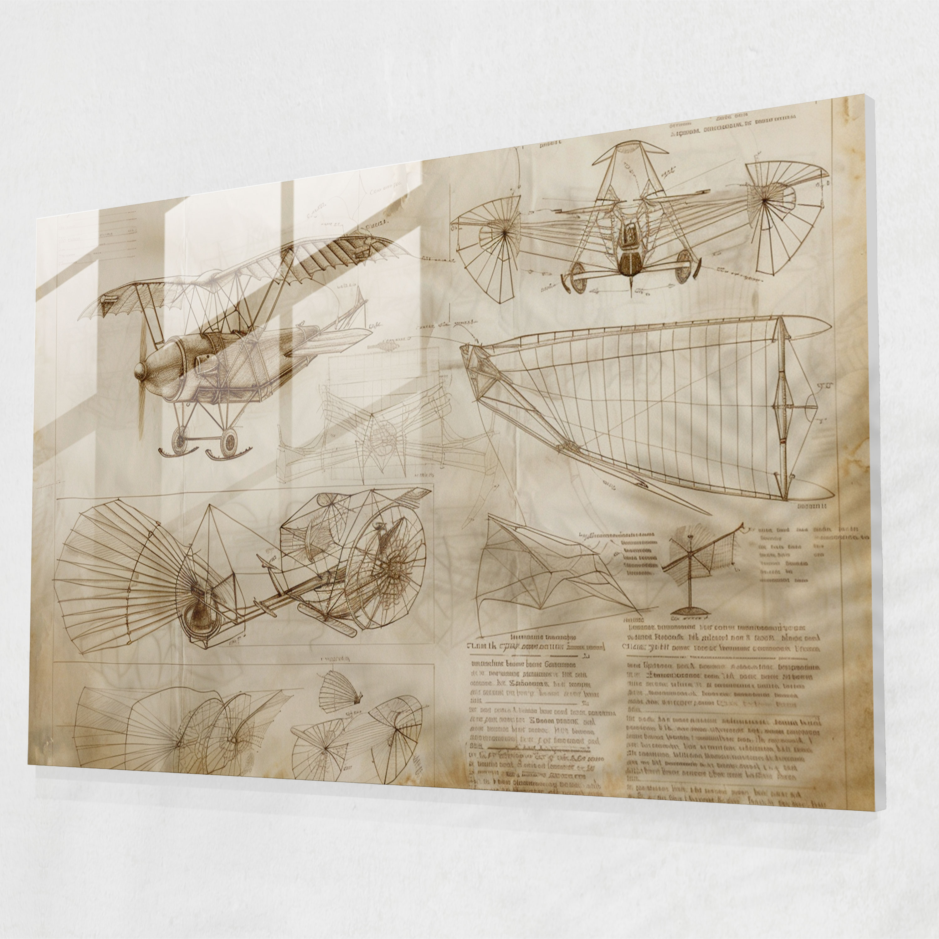Leonardo Da Vinci Glass Wall Art Decoration - Leonardo Da Vinci, Home Decoration, Glass Wall Art, Leonardo Da Vinci