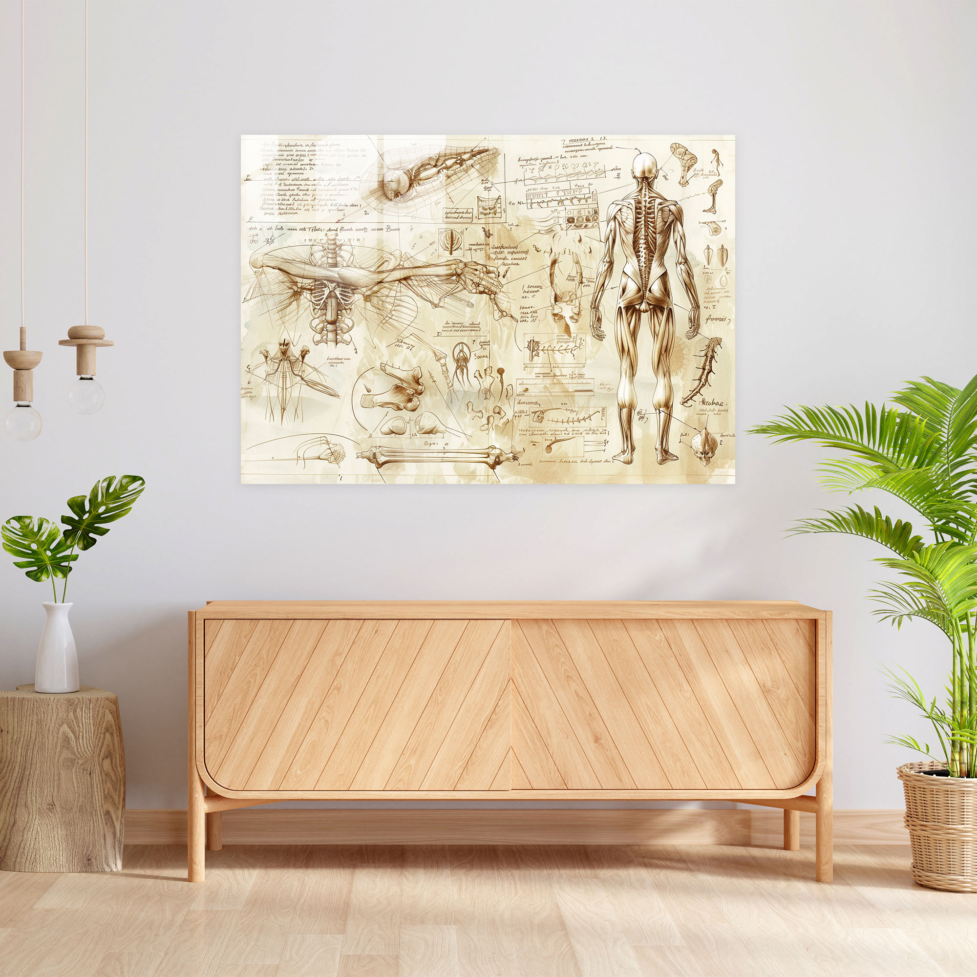 Leonardo Da Vinci Glass Wall Art - Leonardo Da Vinci, Glass Art, Modern Art, Home Decoration