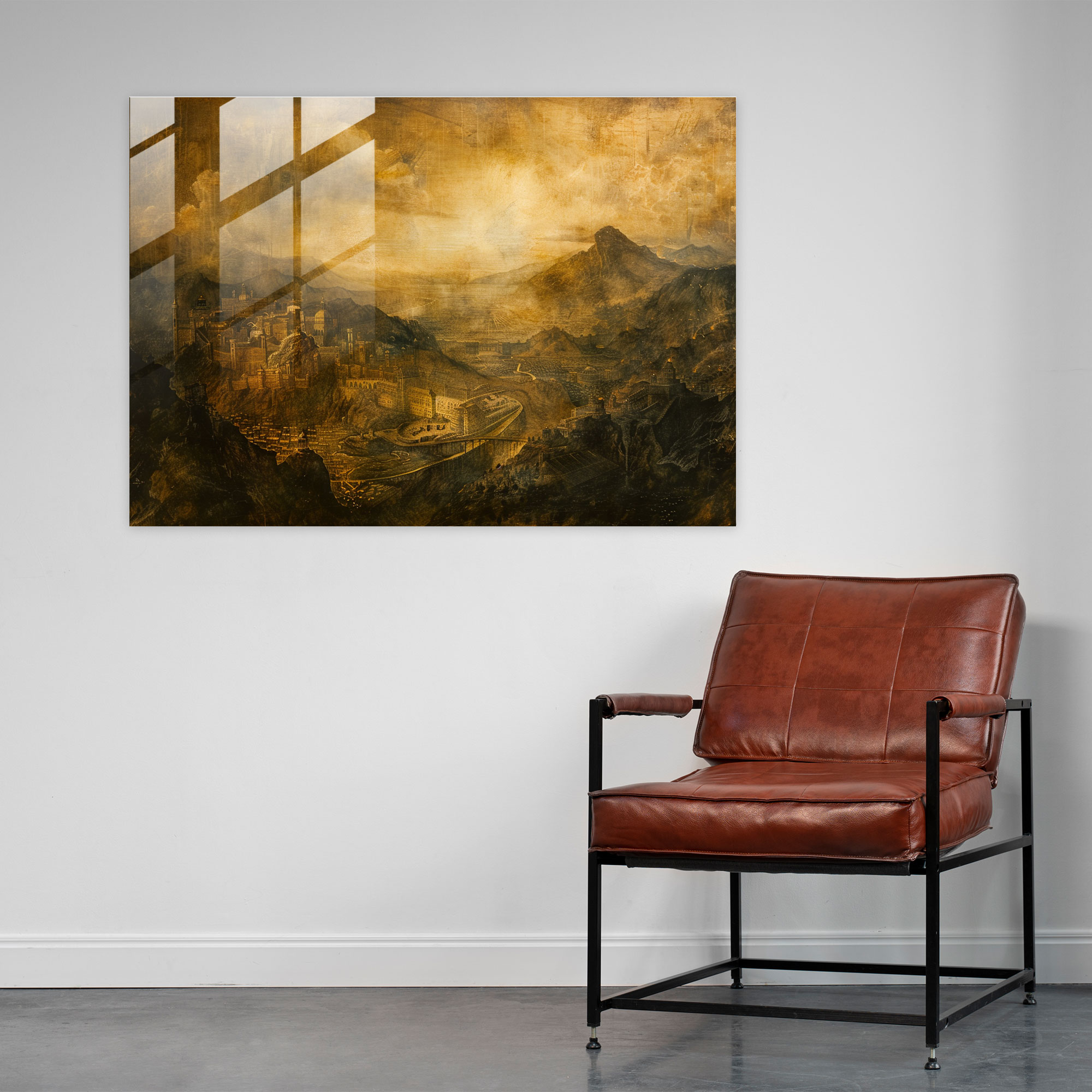 Leonardo Da Vinci Home Decoration - Leonardo Da Vinci, Glass Wall Art, Modern Art, Leonardo Da Vinci