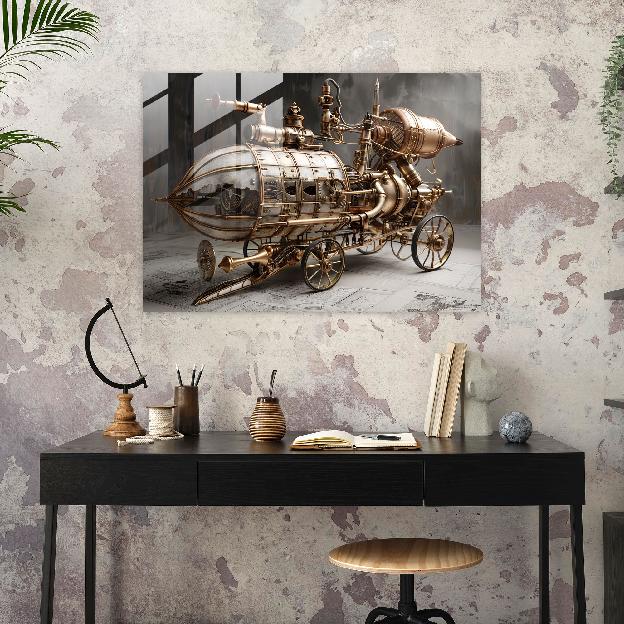 Leonardo Da Vinci Wall Decoration - Leonardo Da Vinci, Leonardo Da Vinci, Glass Art, Modern Art