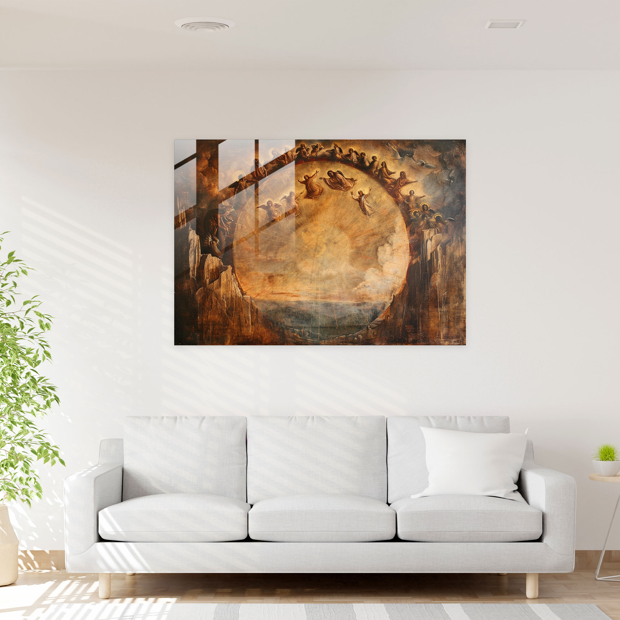Leonardo Da Vinci Glass Art - Leonardo Da Vinci, Glass Art, Modern Art, Wall Decoration