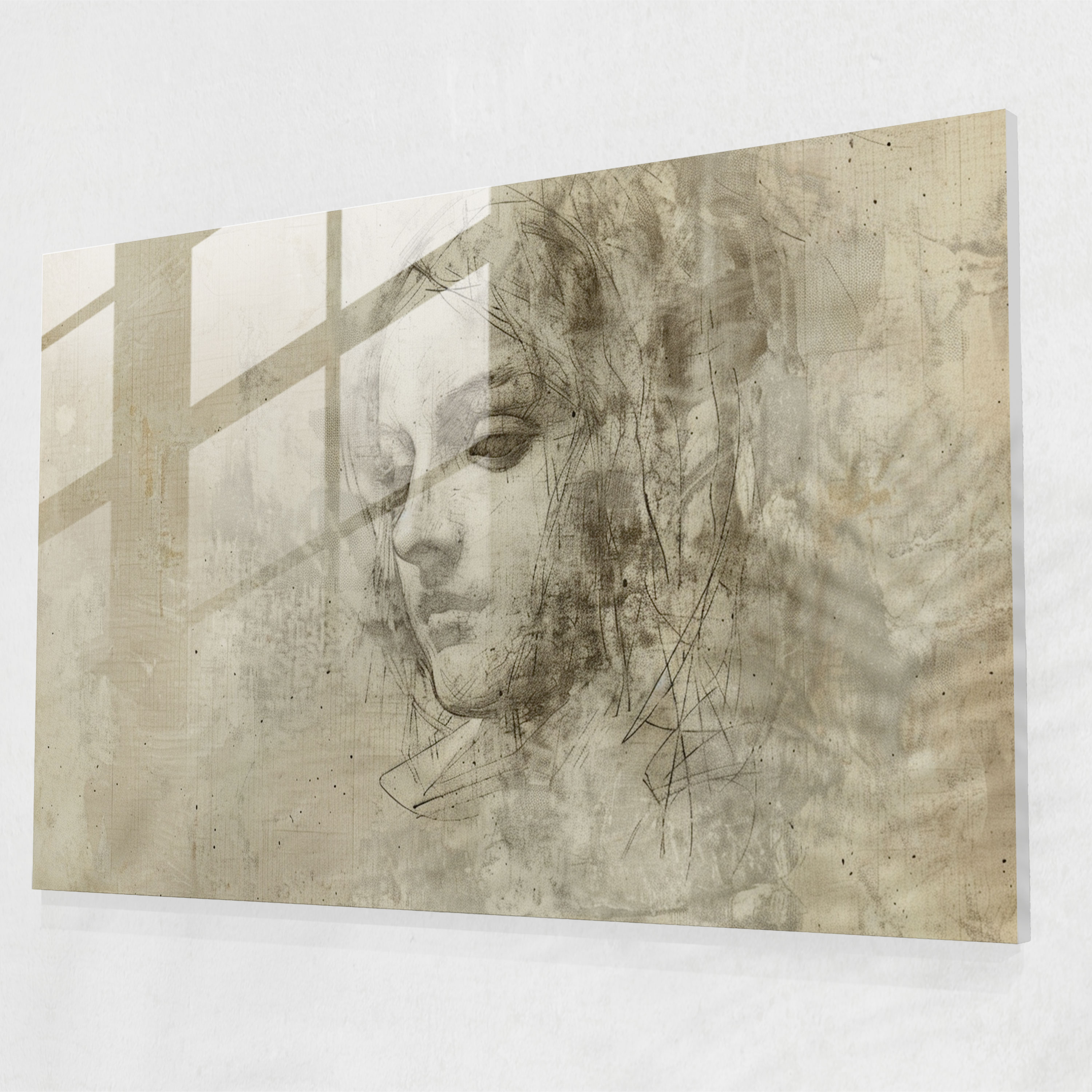 Leonardo Da Vinci Glass Print - Leonardo Da Vinci, Wall Decoration, Glass Print, Glass Art