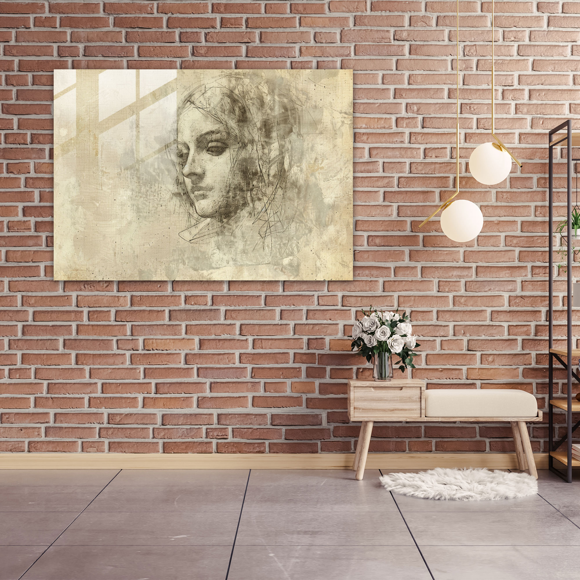 Leonardo Da Vinci Glass Print - Leonardo Da Vinci, Wall Decoration, Glass Print, Glass Art