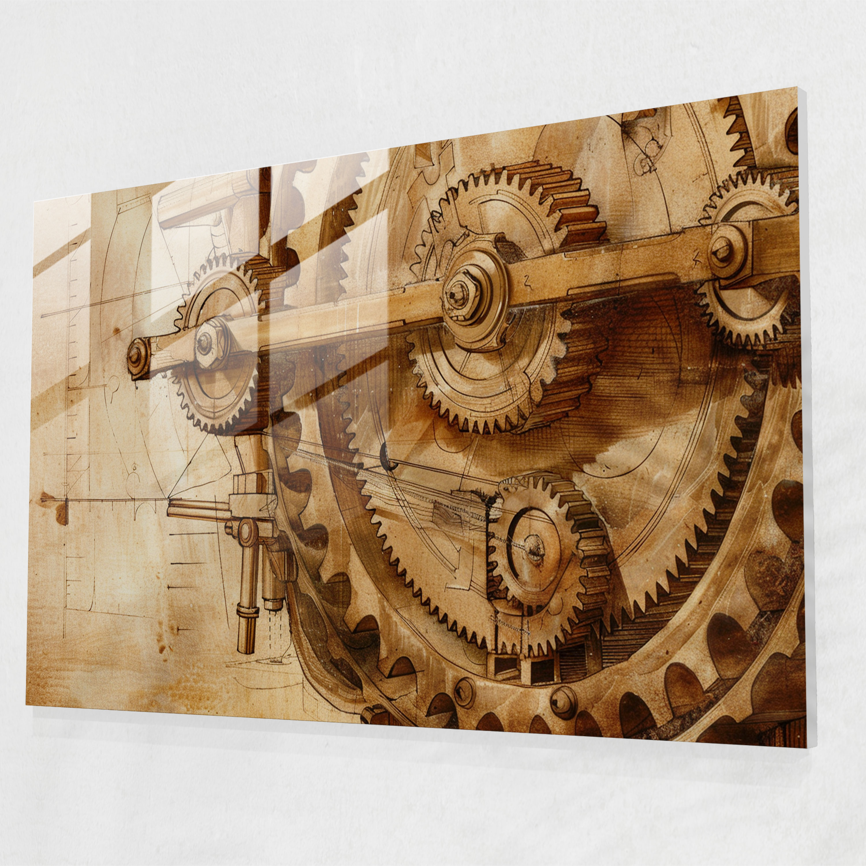 Leonardo Da Vinci Glass Art - Leonardo Da Vinci, Modern Art, Wall Decoration, Leonardo Da Vinci