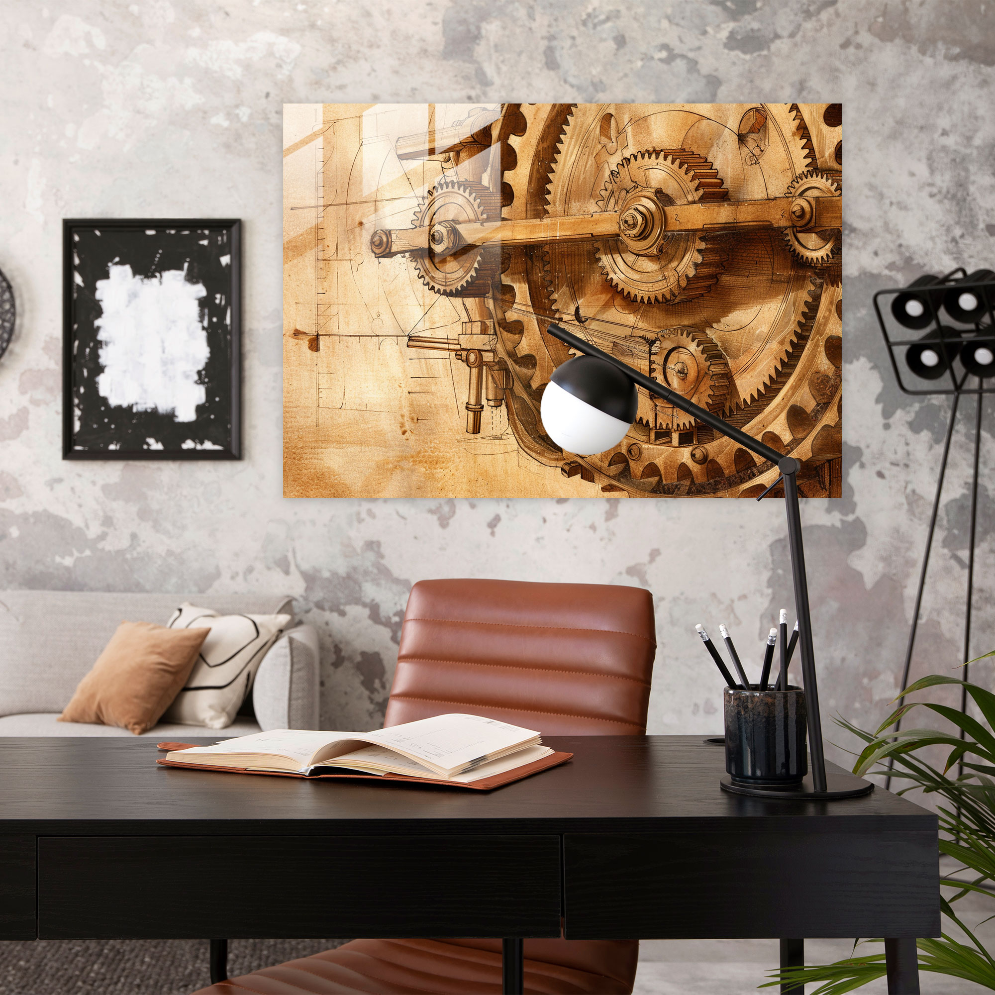Leonardo Da Vinci Glass Art - Leonardo Da Vinci, Modern Art, Wall Decoration, Leonardo Da Vinci