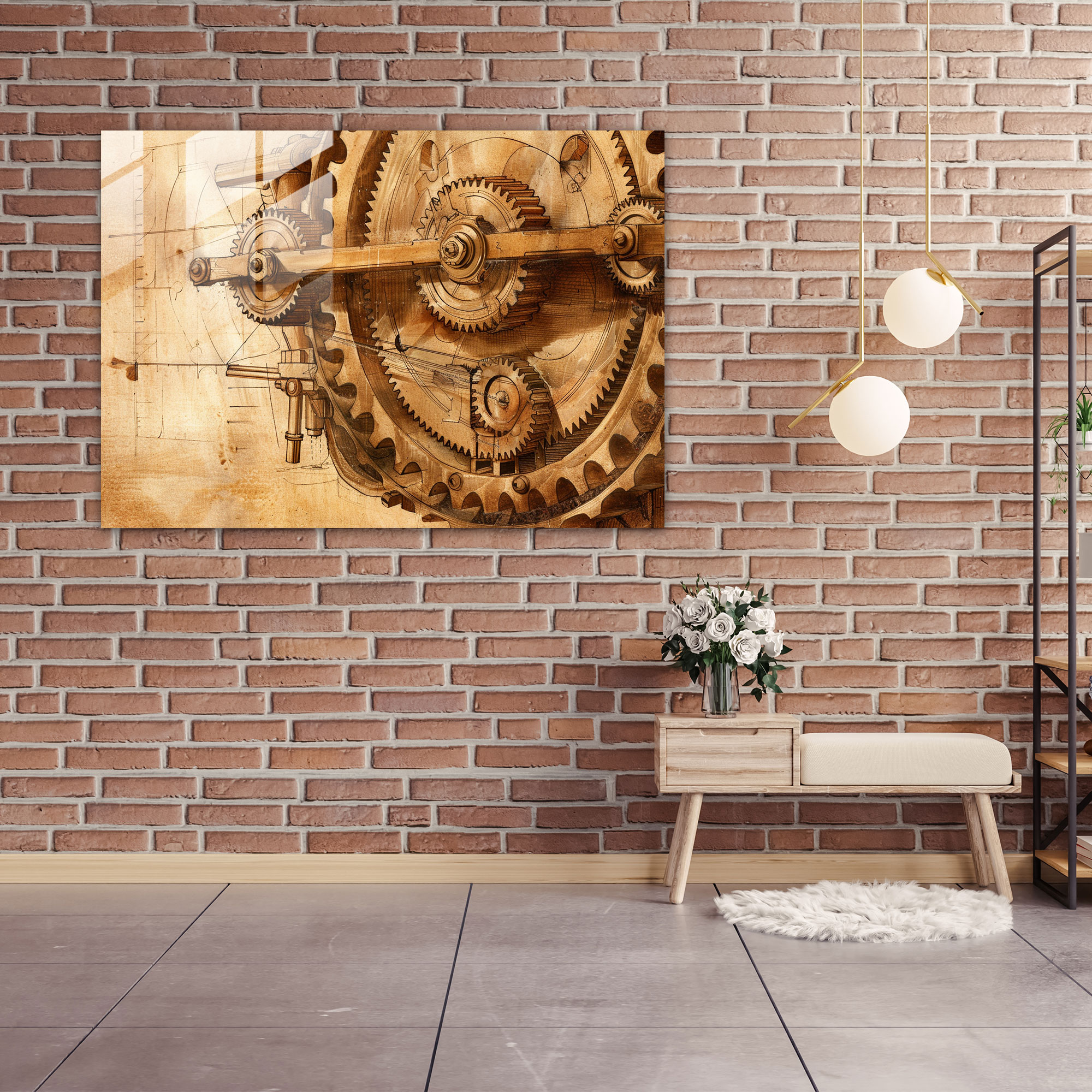 Leonardo Da Vinci Glass Art - Leonardo Da Vinci, Modern Art, Wall Decoration, Leonardo Da Vinci