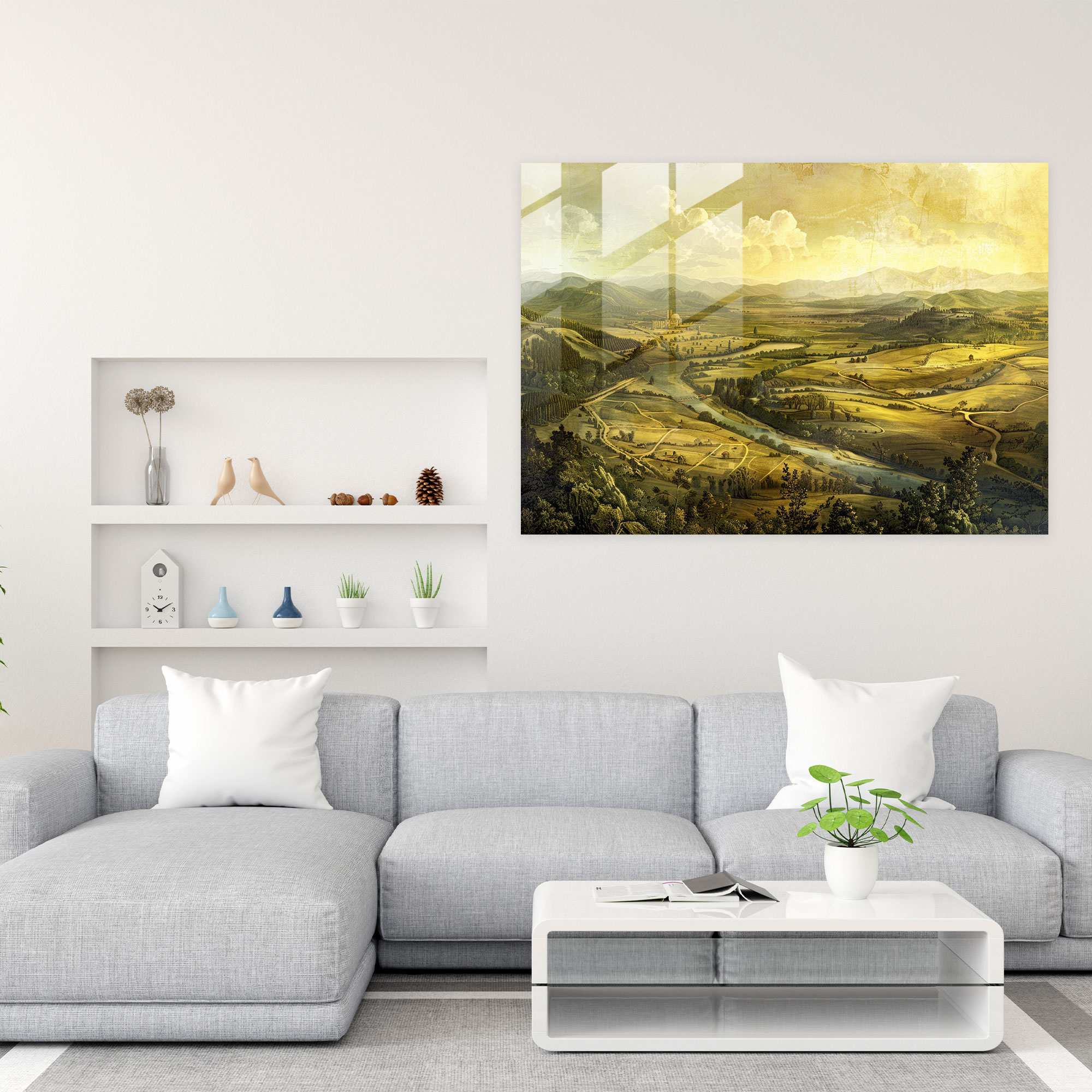 Leonardo Da Vinci Home Decoration - Leonardo Da Vinci, Glass Wall Art, Glass Print, Wall Decoration