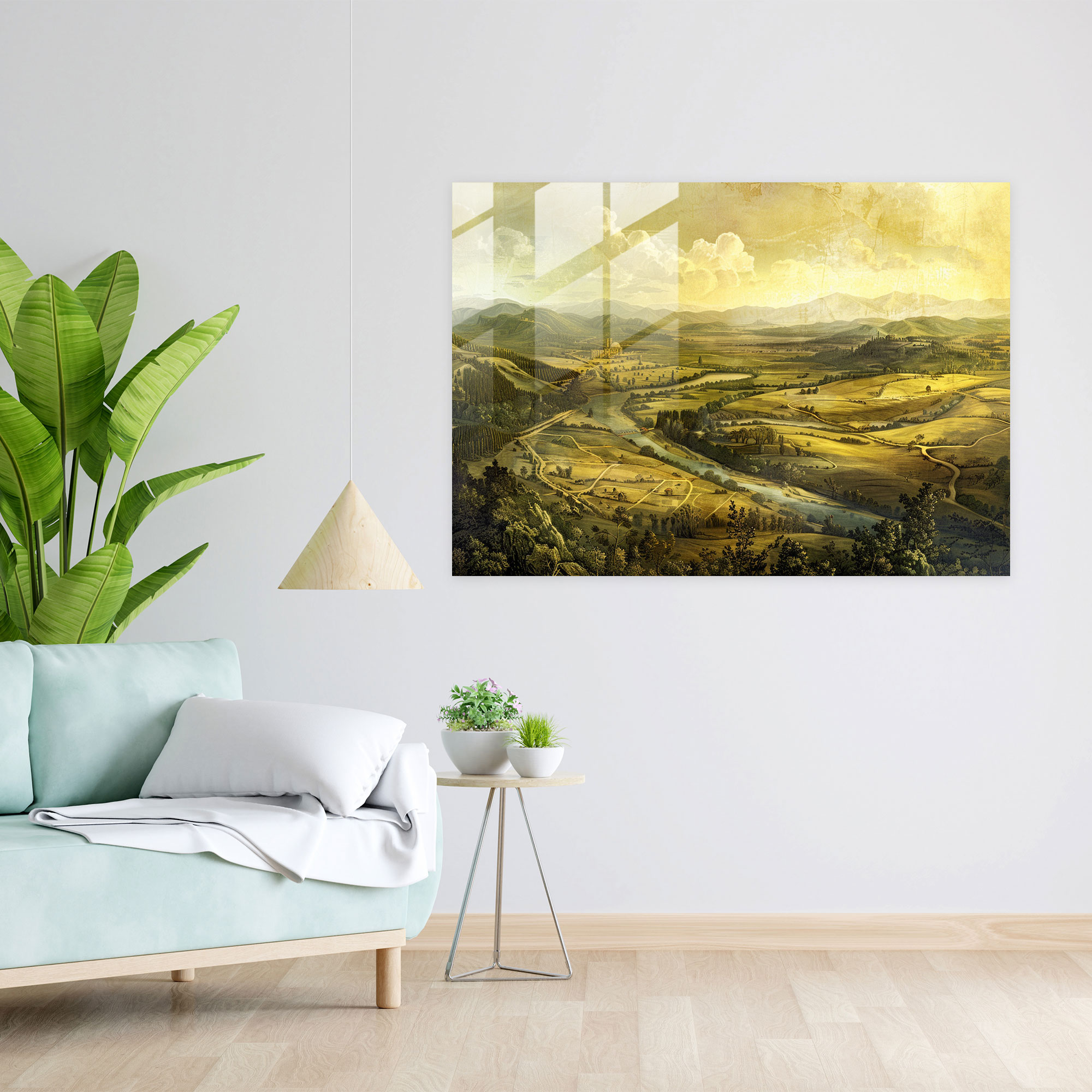 Leonardo Da Vinci Home Decoration - Leonardo Da Vinci, Glass Wall Art, Glass Print, Wall Decoration
