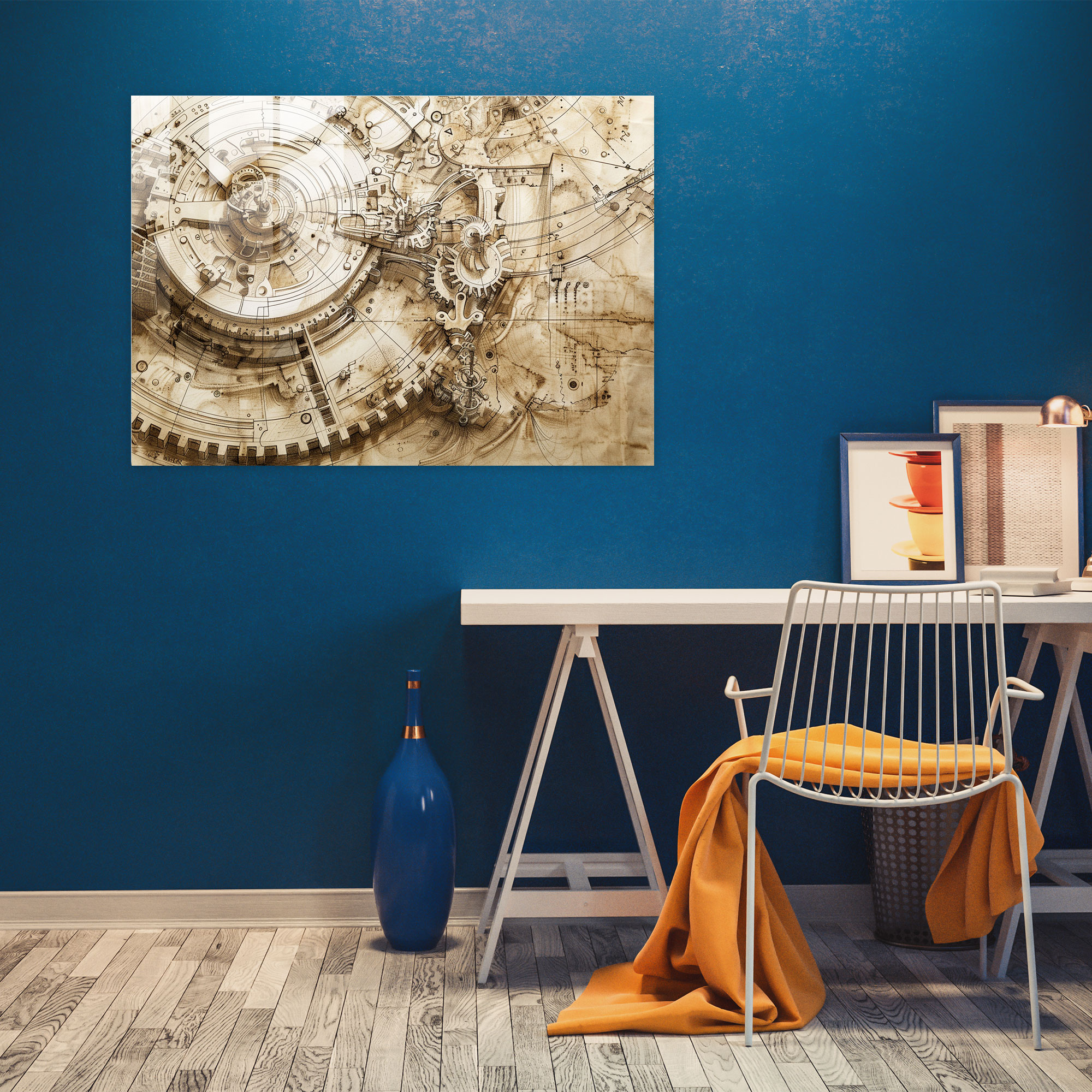 Leonardo Da Vinci Wall Decoration - Leonardo Da Vinci, Leonardo Da Vinci, Modern Art, Engineering