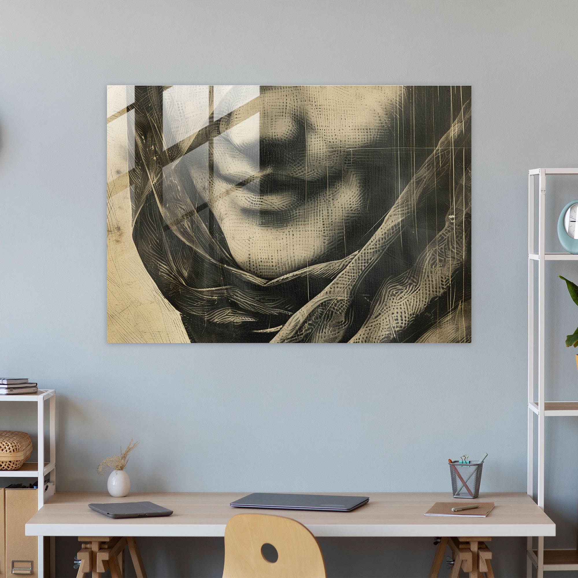 Leonardo Da Vinci Glass Wall Art - Leonardo Da Vinci, Leonardo Da Vinci, Home Decoration, Modern Art