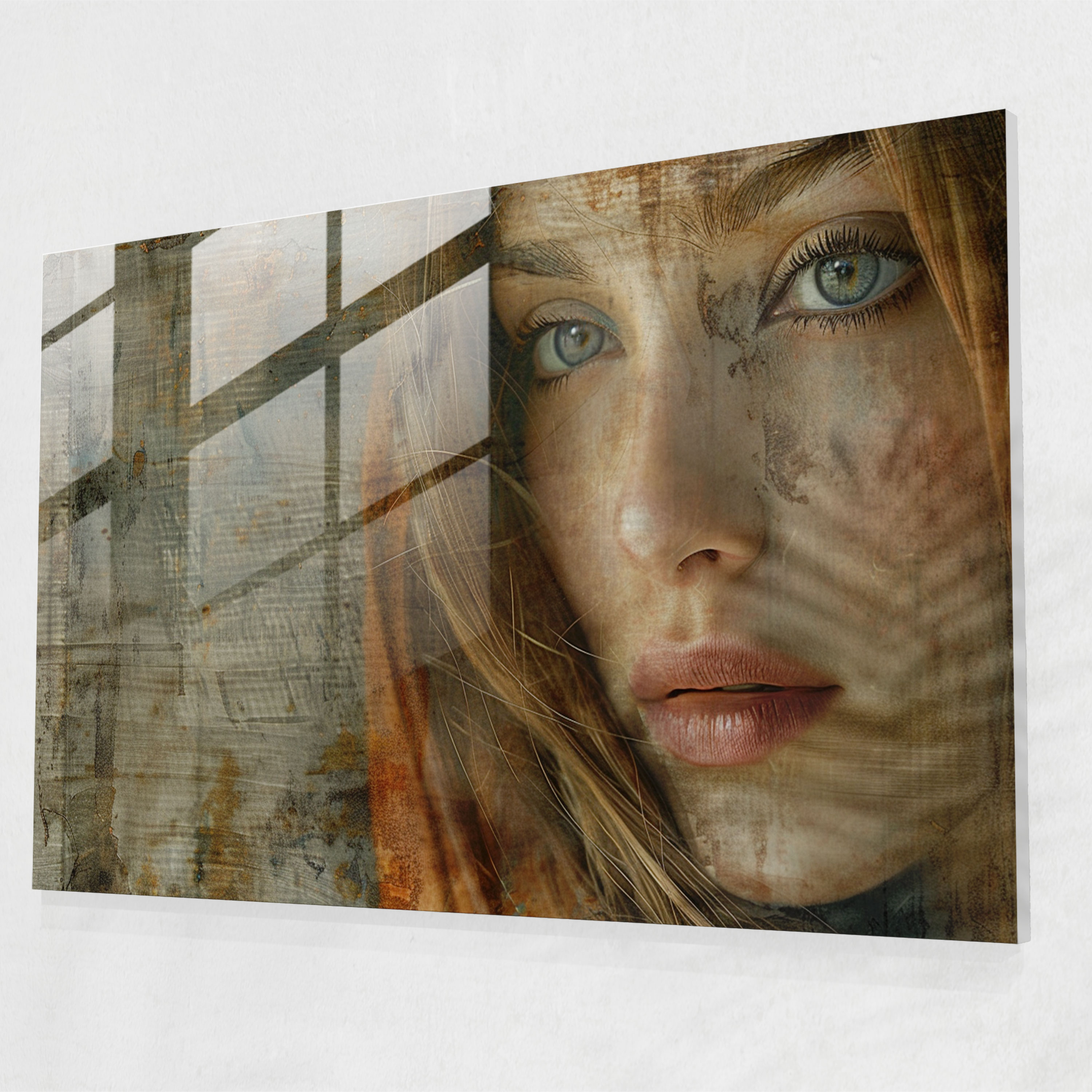 Leonardo Da Vinci Glass Wall Art - Mysterious Woman Portrait - Leonardo Da Vinci, Renaissance Art, Glass Wall Art, Leonardo Da Vinci