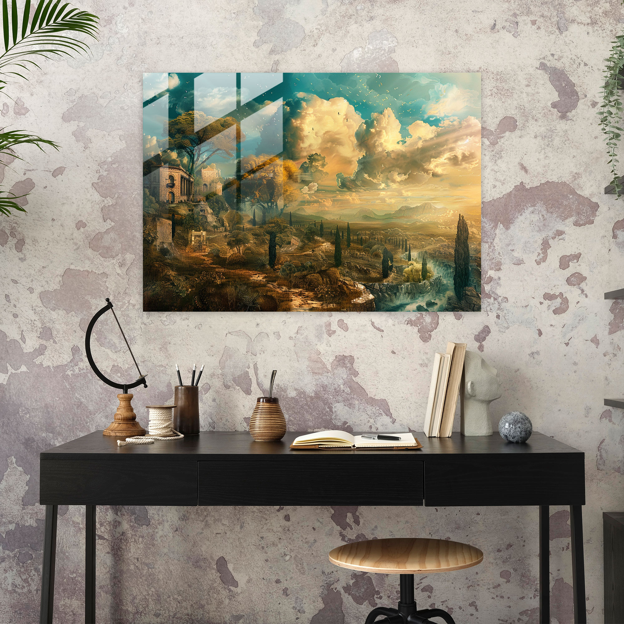 Leonardo Da Vinci Wall Decoration - Leonardo Da Vinci, Leonardo Da Vinci, Captivating, Surreal Landscape
