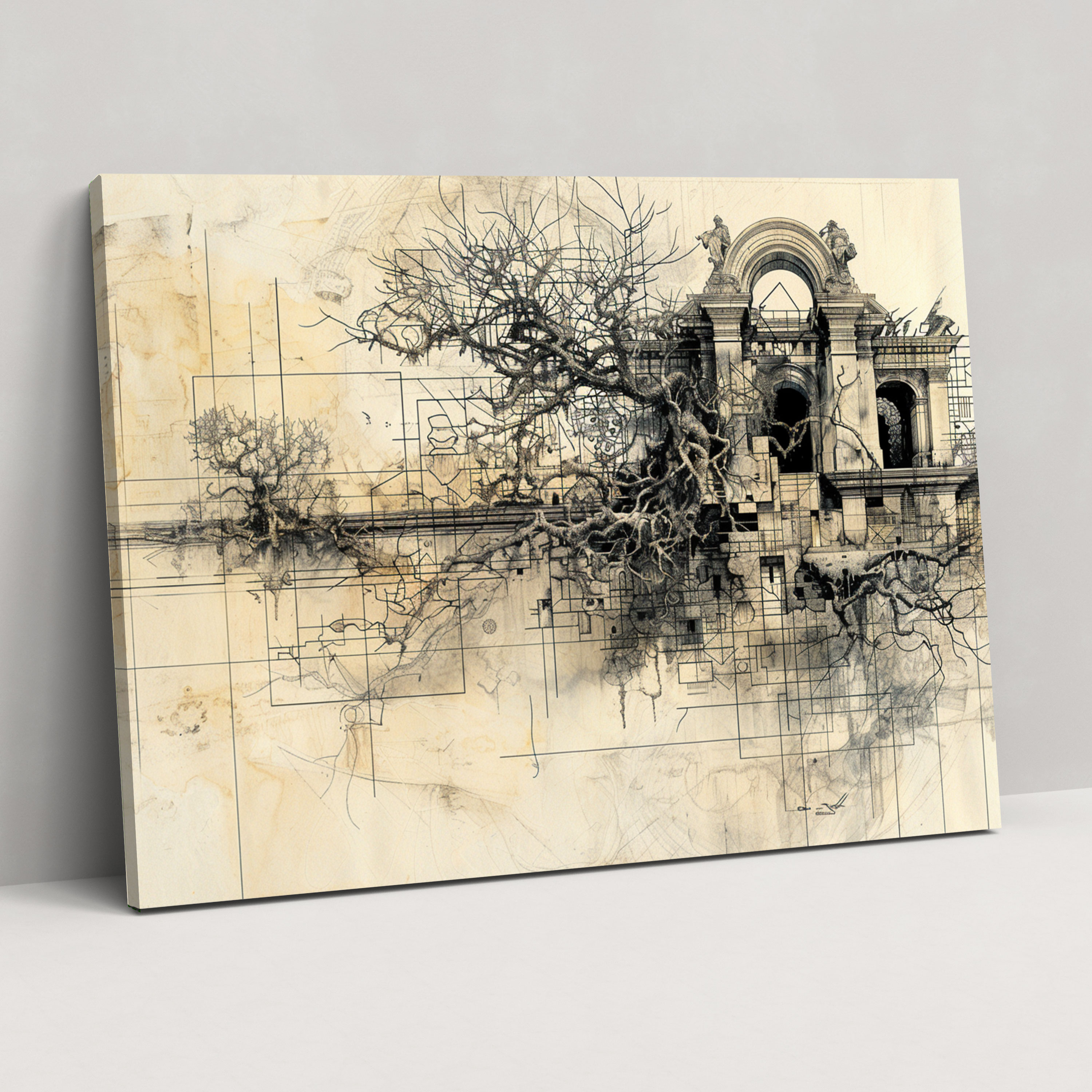 Leonardo Da Vinci Style Wall Art - Leonardo Da Vinci, Canvas, Canvas Wall Art, Leonardo Da Vinci Style