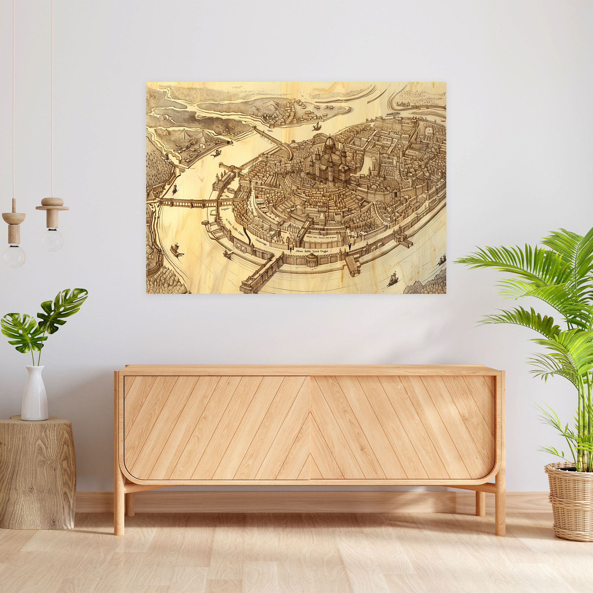 Leonardo Da Vinci Style Wall Decoration - Leonardo Da Vinci, Leonardo Da Vinci Style, Canvas, Home Decoration