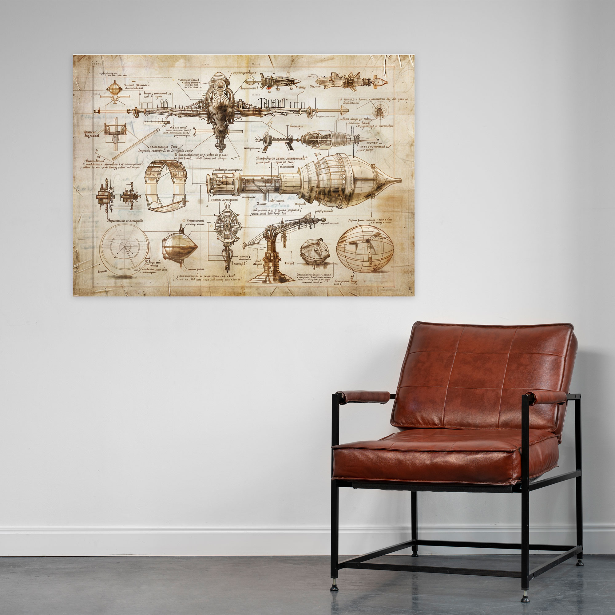 Leonardo Da Vinci Style Canvas Print - Leonardo Da Vinci, Canvas Print, Leonardo Da Vinci Style, Wall Decoration