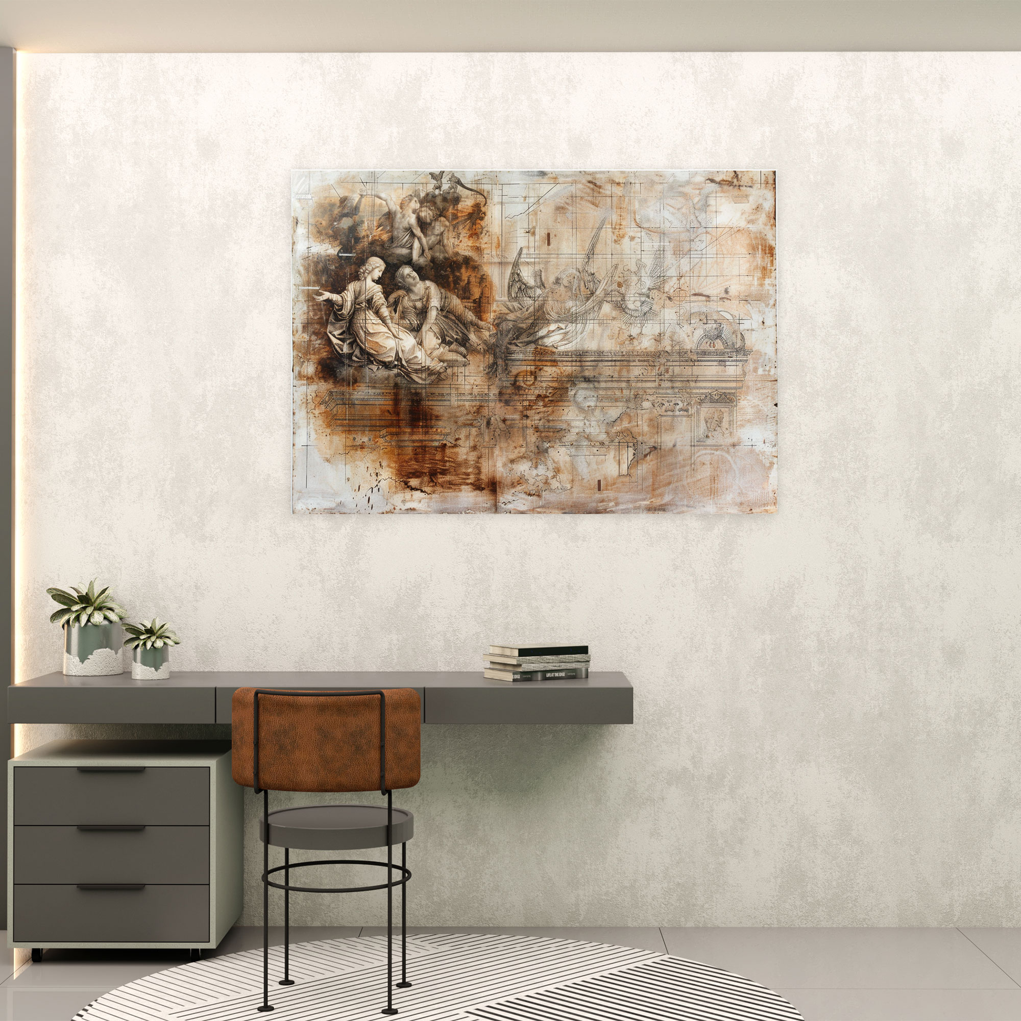 Leonardo Da Vinci Style Wall Art - Leonardo Da Vinci, Canvas Wall Art, Canvas, Wall Art