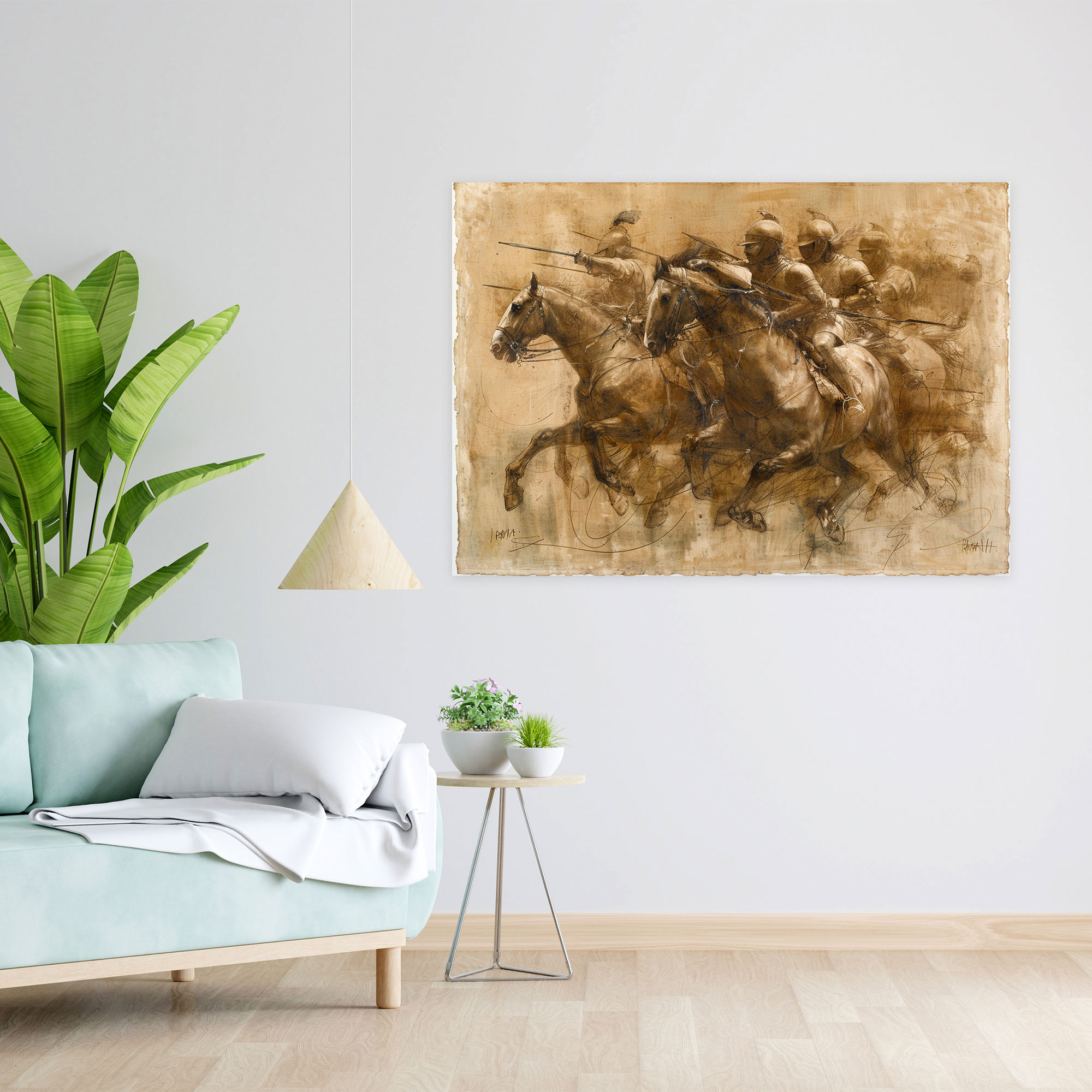 Leonardo Da Vinci Style Canvas Print - Leonardo Da Vinci, Home Decoration, Canvas Print, Wall Art
