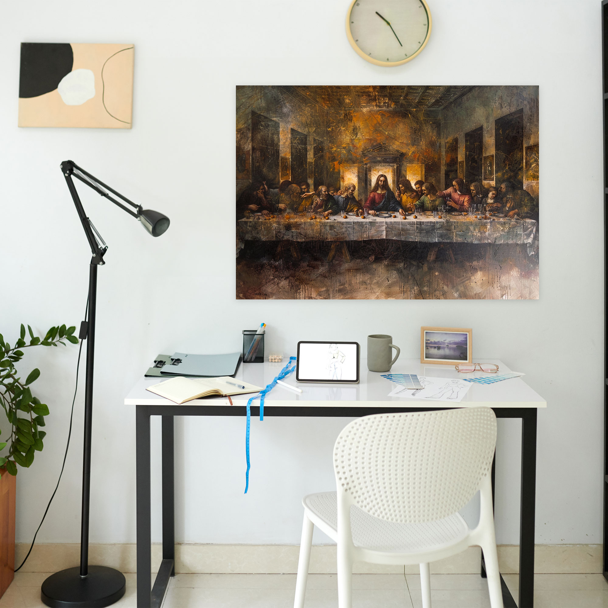Leonardo Da Vinci Canvas Print - The Last Supper Wall Art - Leonardo Da Vinci, The Last Supper, Home Decoration, Leonardo Da Vinci