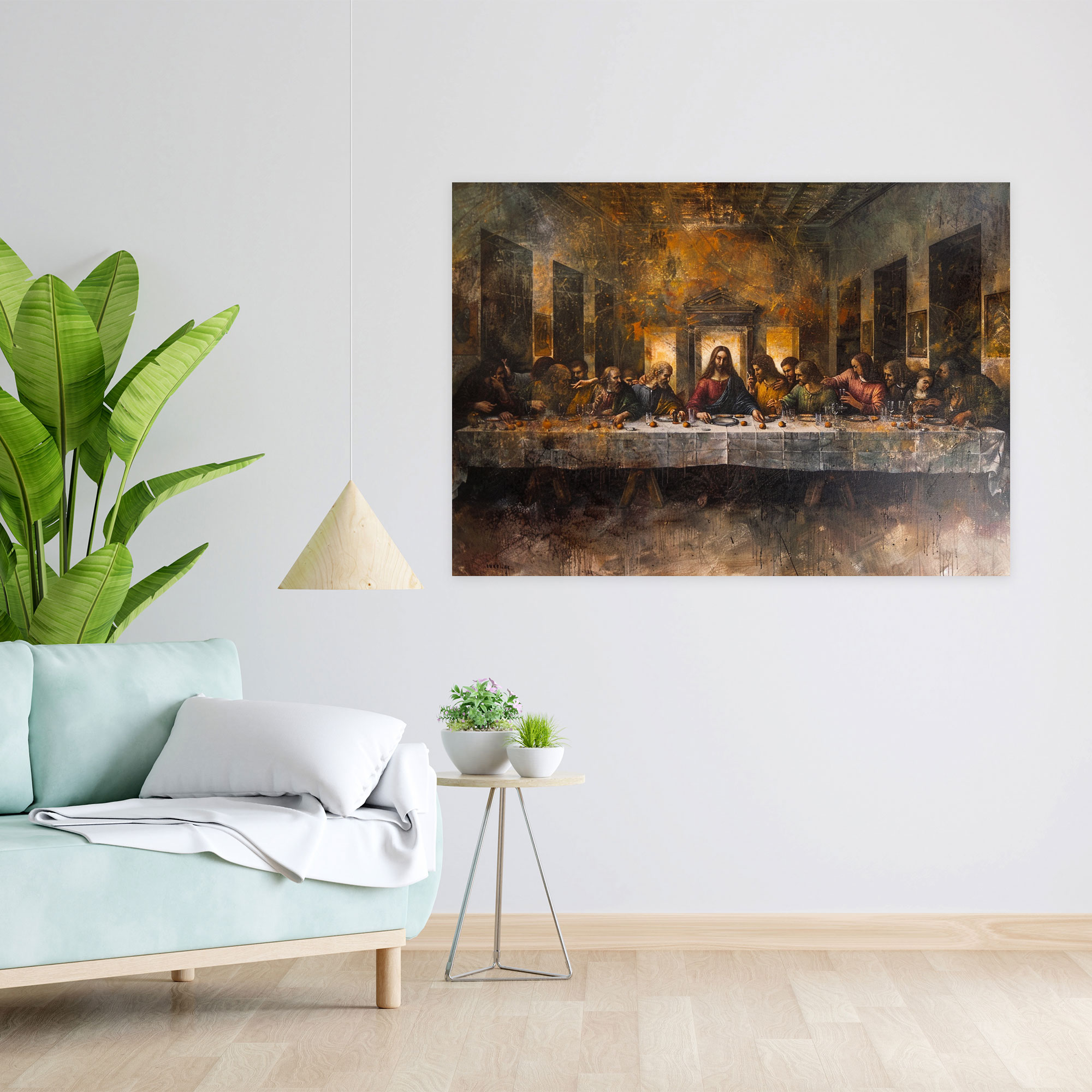 Leonardo Da Vinci Canvas Print - The Last Supper Wall Art - Leonardo Da Vinci, The Last Supper, Home Decoration, Leonardo Da Vinci