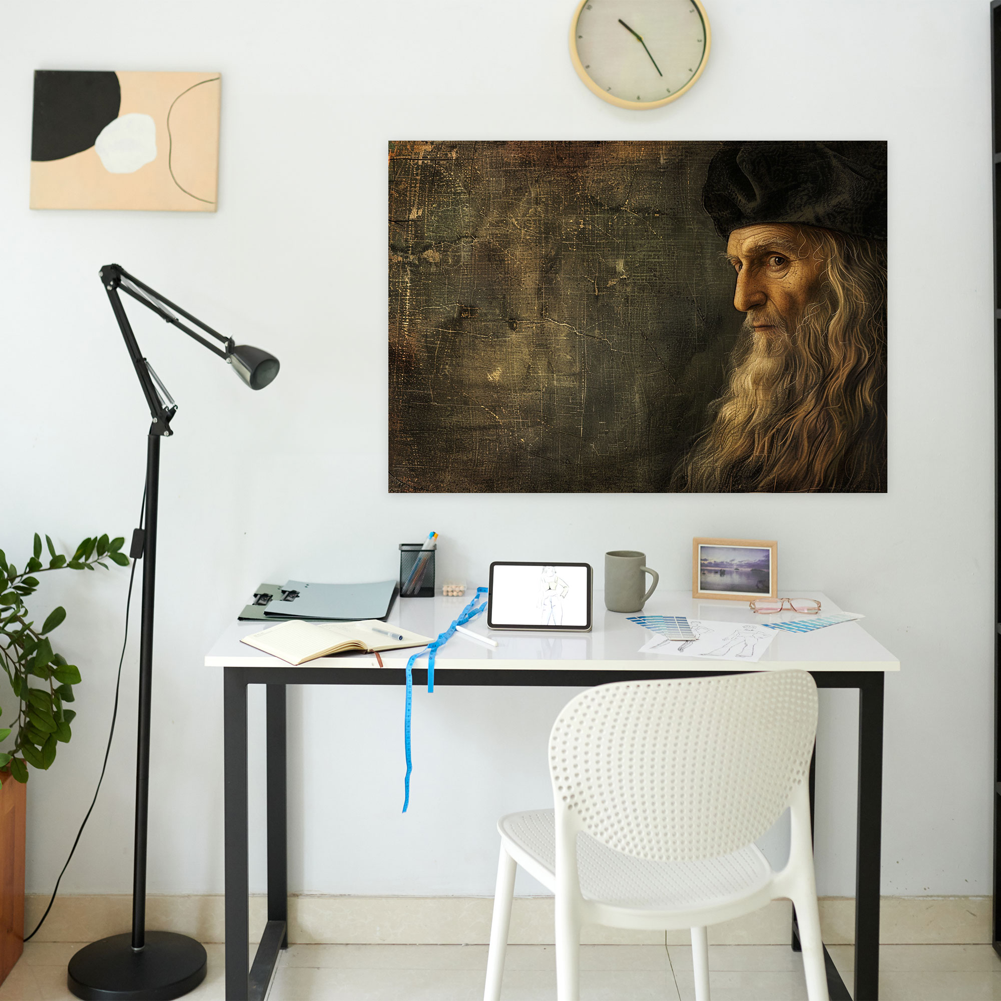 Leonardo Da Vinci Canvas Print - Self-Portrait Wall Art - Leonardo Da Vinci, Canvas, Canvas Print, Wall Art