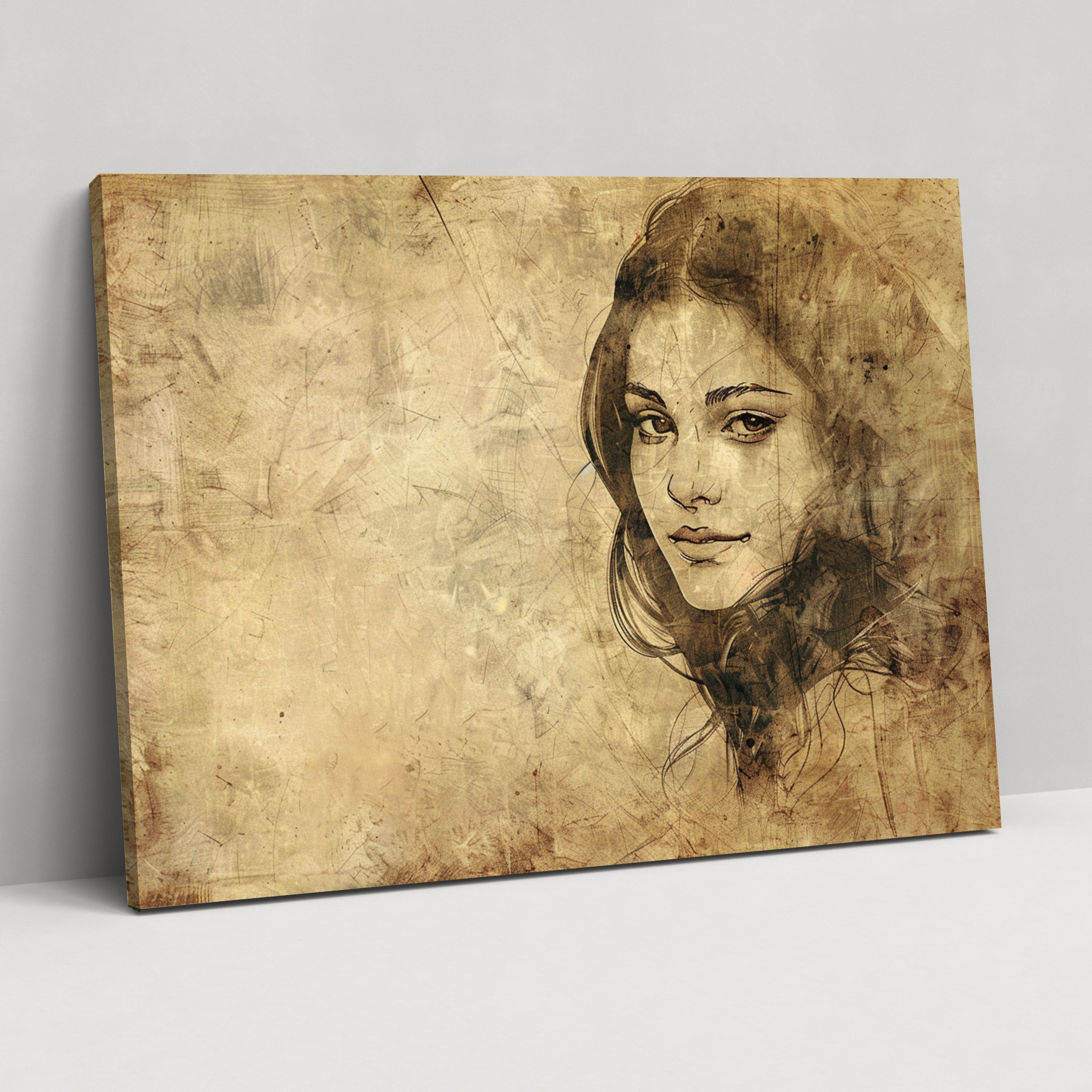 Mona Lisa Duvar Sanatı - Leonardo Da Vinci Kanvas Tablo