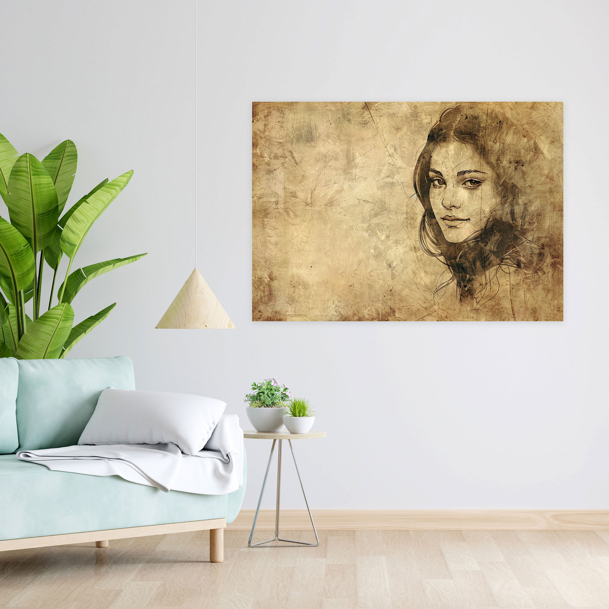 Mona Lisa Duvar Sanatı - Leonardo Da Vinci Kanvas Tablo