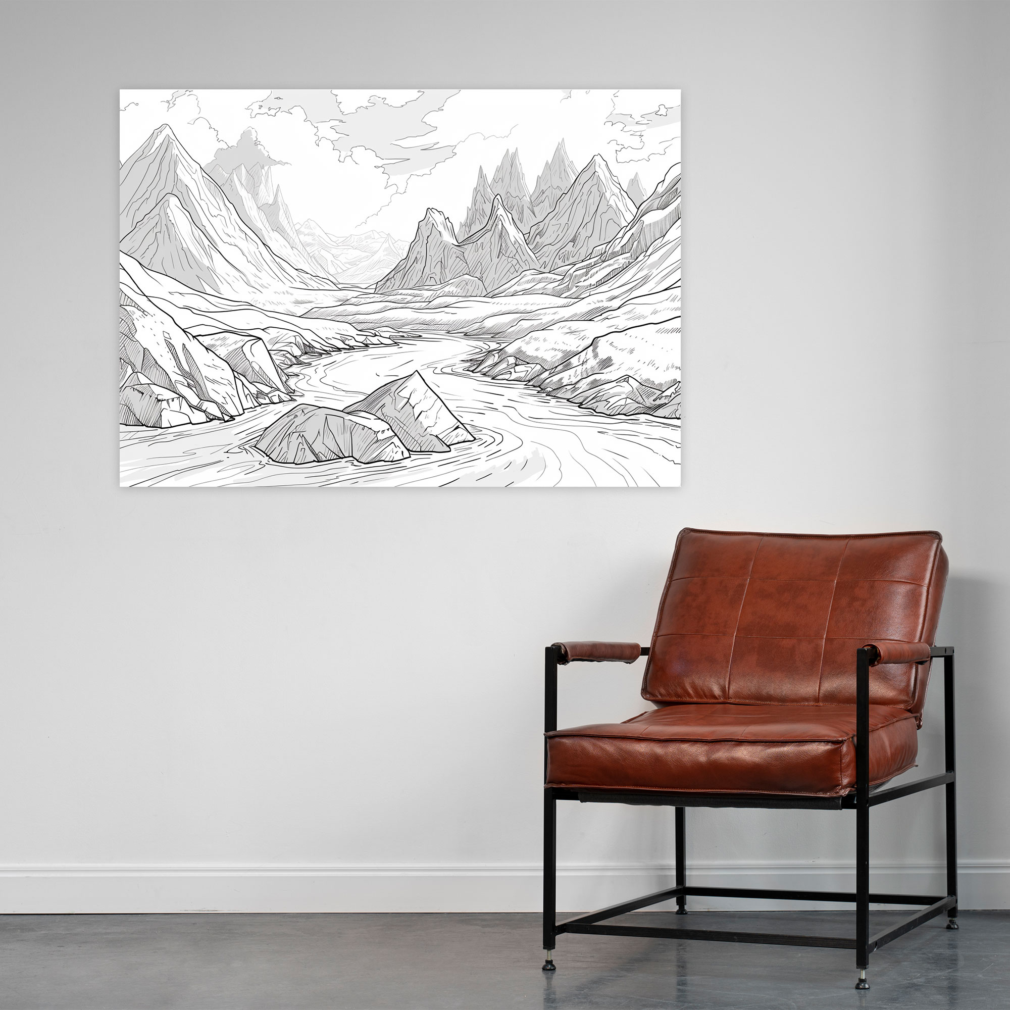 Leonardo Da Vinci Landscape Canvas Print - Leonardo Da Vinci, Landscape, Canvas Print, Wall Art