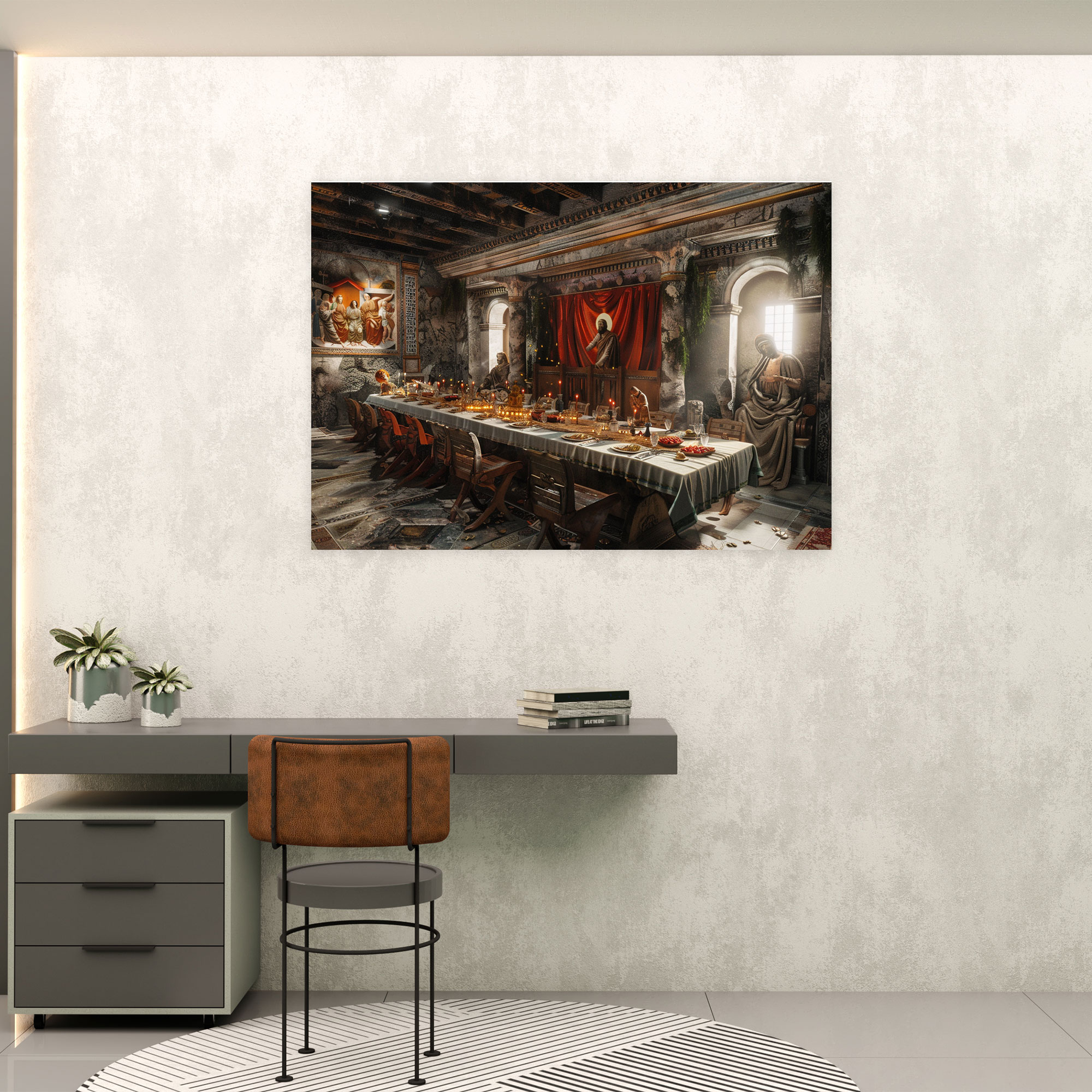 Last Supper Canvas Print - Leonardo Da Vinci, Canvas, Wall Decoration, Leonardo Da Vinci