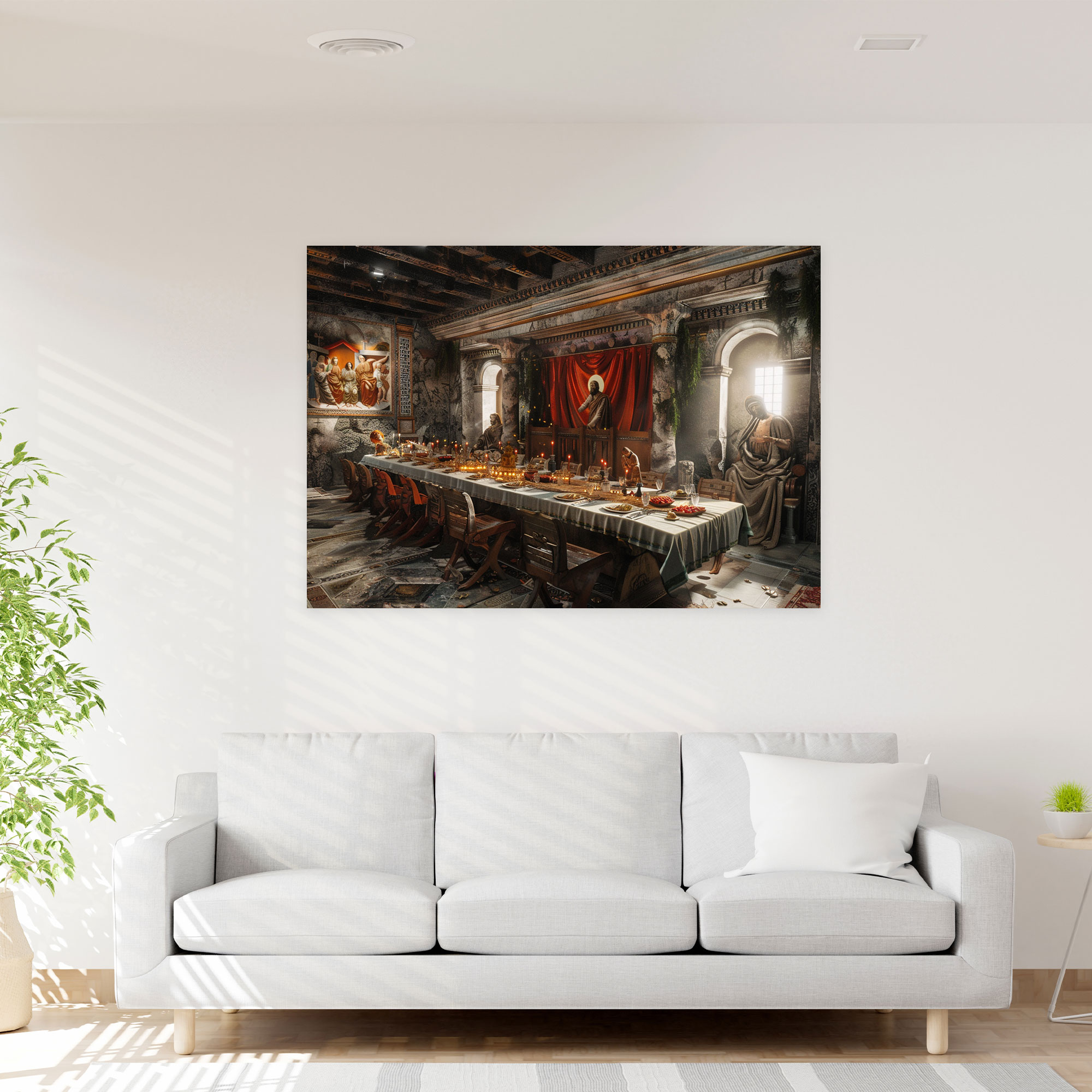 Last Supper Canvas Print - Leonardo Da Vinci, Canvas, Wall Decoration, Leonardo Da Vinci