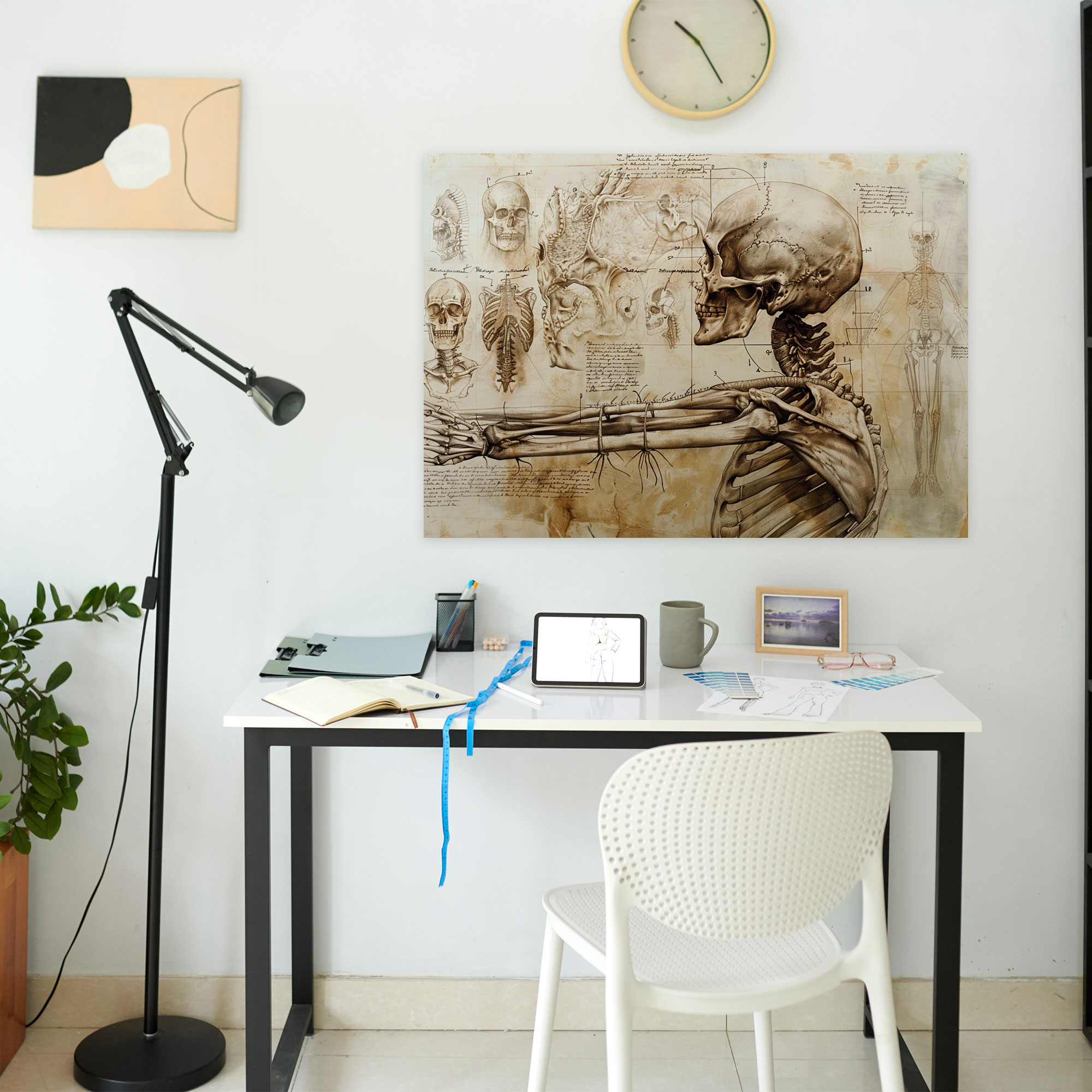 Leonardo Da Vinci Anatomy Canvas Print - Leonardo Da Vinci, Home Decoration, Wall Art, Canvas Print