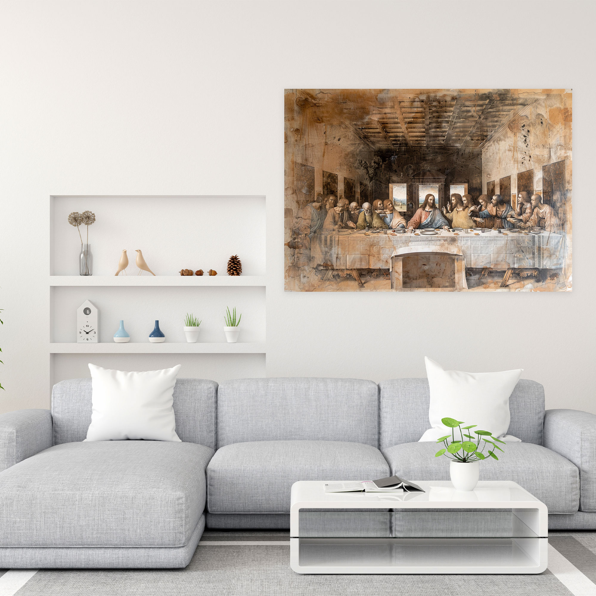 The Last Supper Leonardo Da Vinci Wall Art - Leonardo Da Vinci, Wall Art, Leonardo Da Vinci, Canvas Wall Art