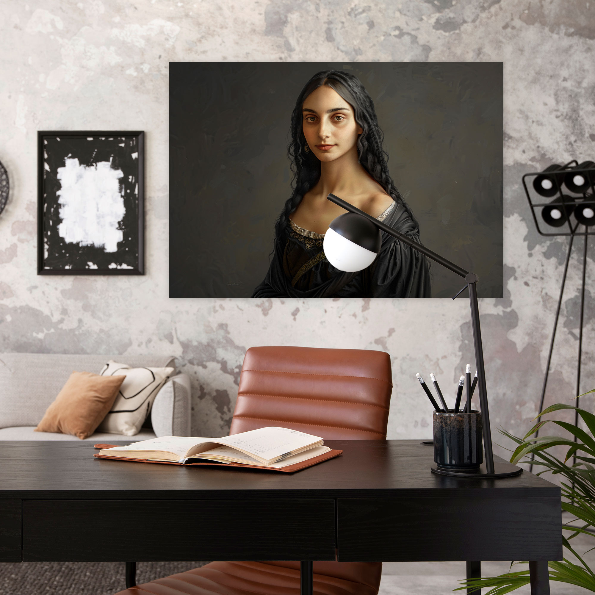 Mona Lisa Leonardo Da Vinci Canvas Print - Leonardo Da Vinci, Wall Art, Home Decoration, Canvas Print