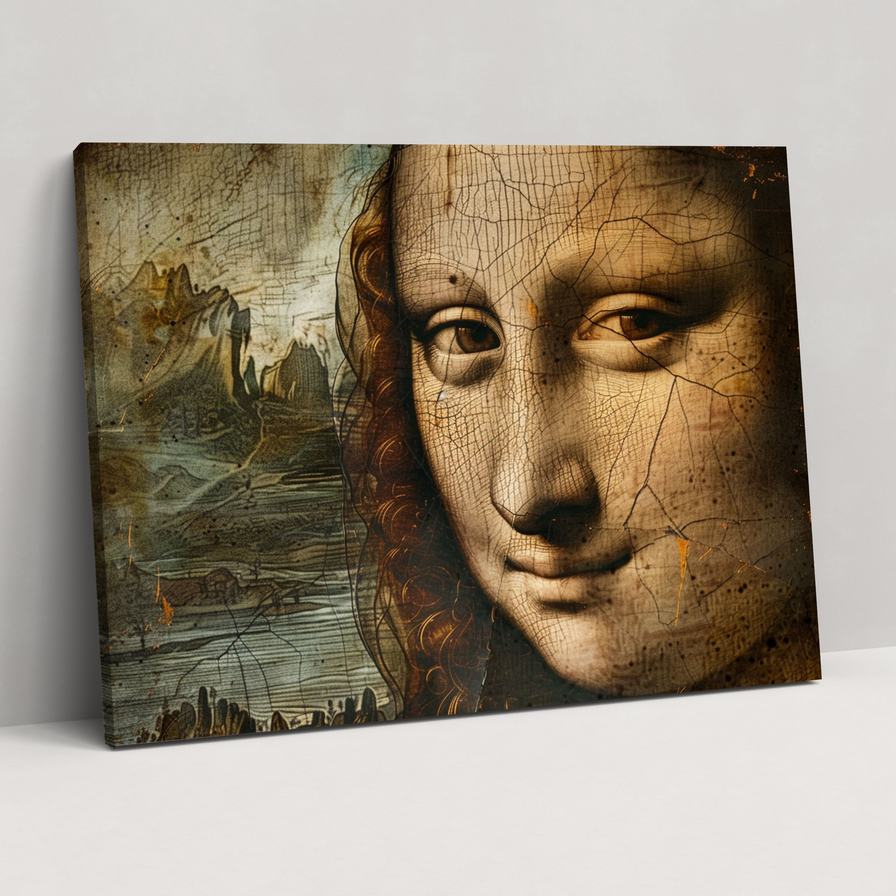 Leonardo Da Vinci Kanvas Tablo - Ev Dekorasyonu için Duvar Sanatı