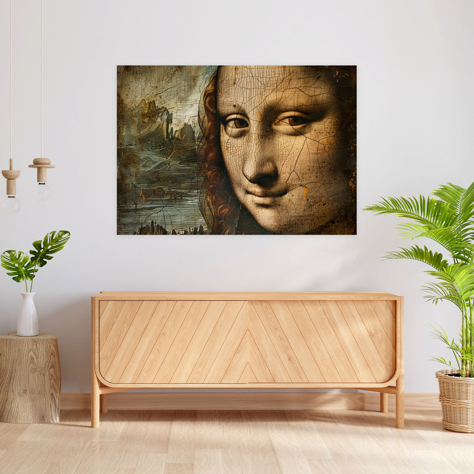 Leonardo Da Vinci Kanvas Tablo - Ev Dekorasyonu için Duvar Sanatı