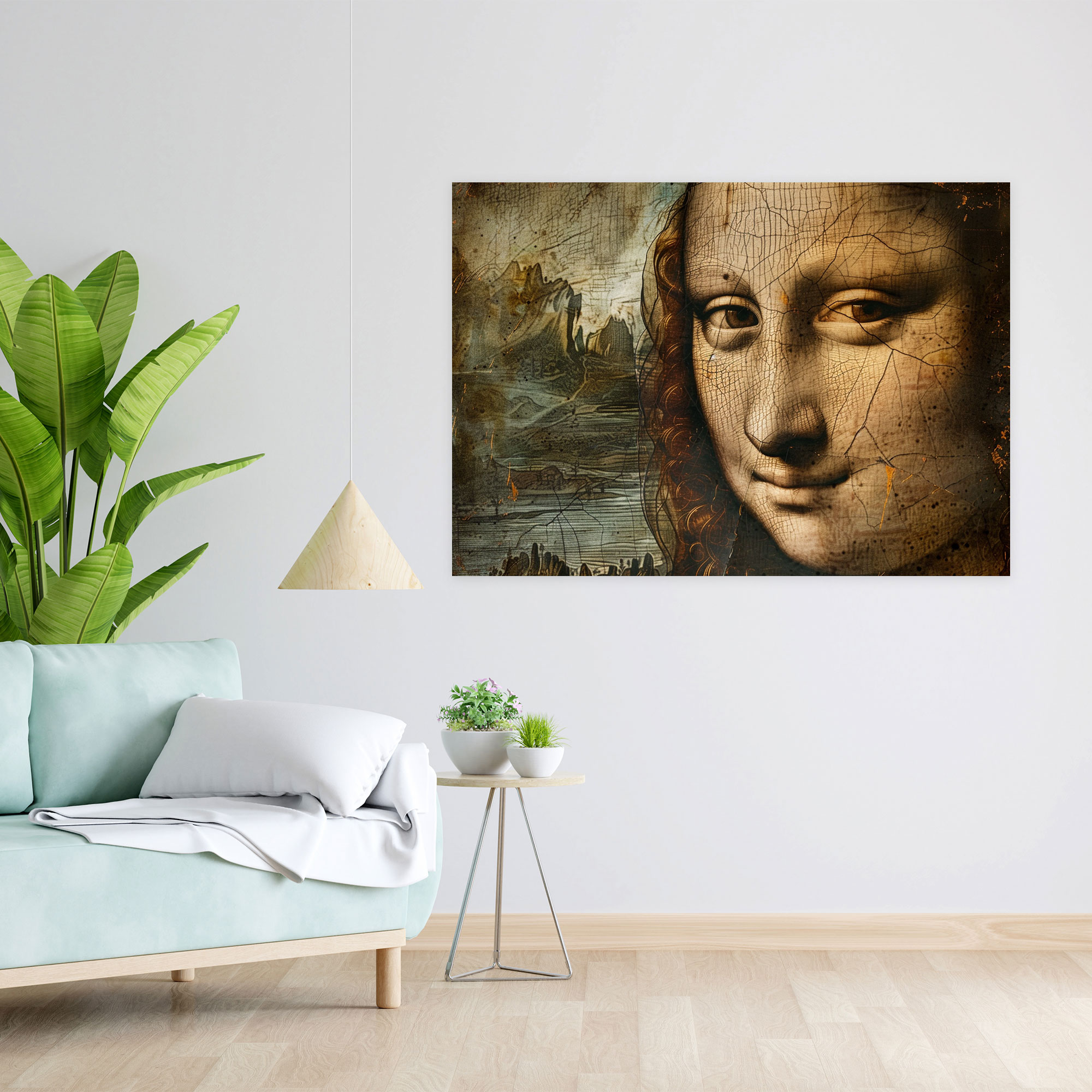 Leonardo Da Vinci Kanvas Tablo - Ev Dekorasyonu için Duvar Sanatı
