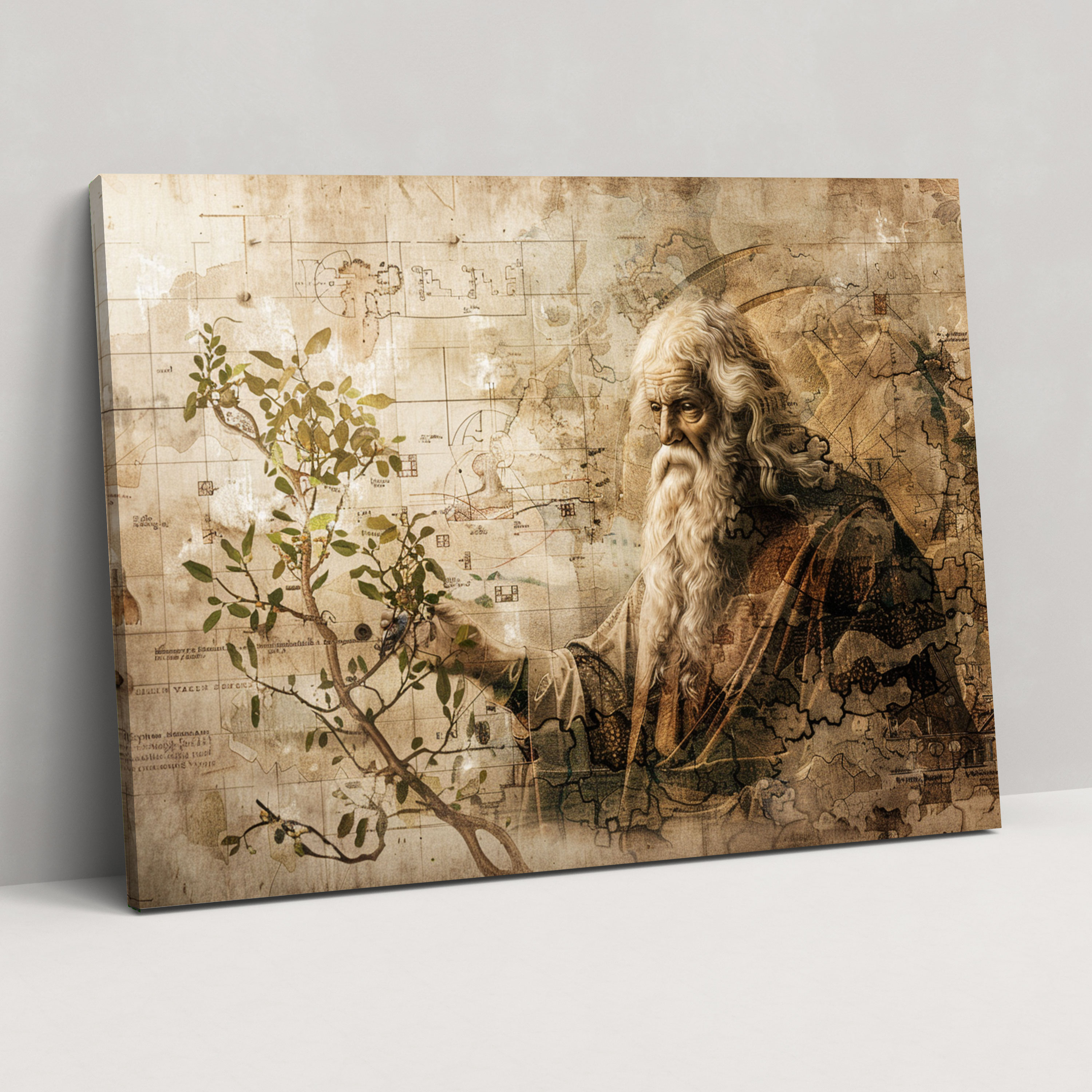Leonardo Da Vinci Canvas Print - Leonardo Da Vinci, Canvas, Home Decoration, Canvas Print