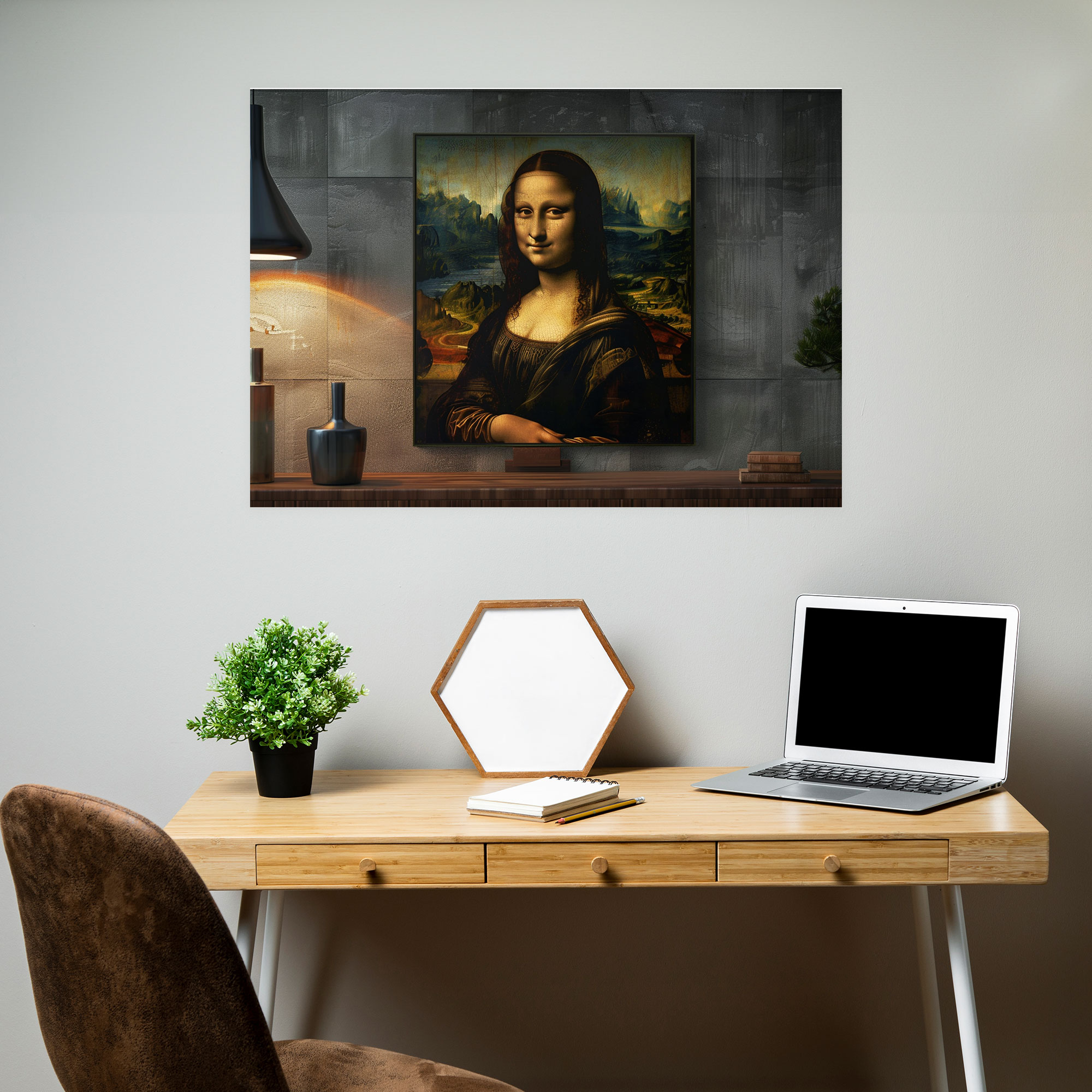Leonardo Da Vinci Canvas Print - Mysterious Woman With A Cryptic Smile - Leonardo Da Vinci, Wall Decoration, Leonardo Da Vinci, Canvas Print